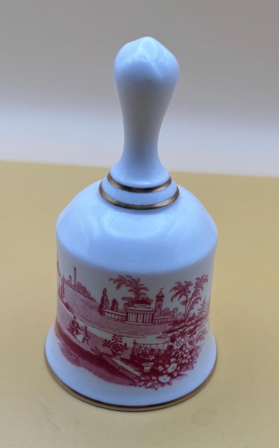 Vintage Spode Bell From England Fine Bone China Floral Design Lover Antiques and Vintage