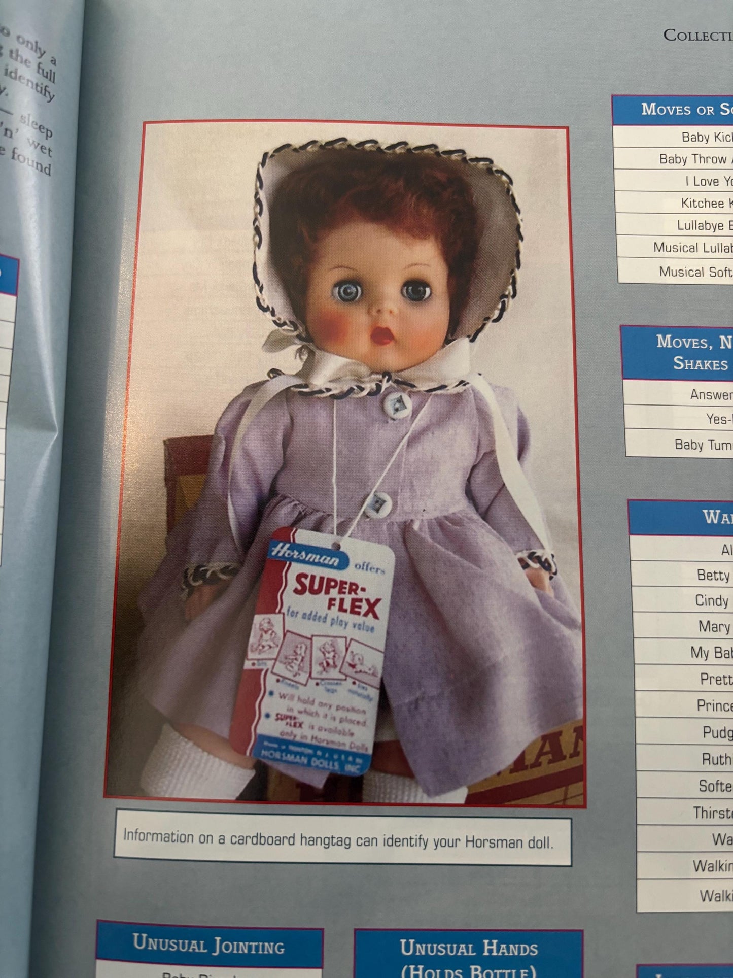 Horsman Dolls Book, The Vinyl Era 1950 to Present, Identification & Value Guide, by Don Jense