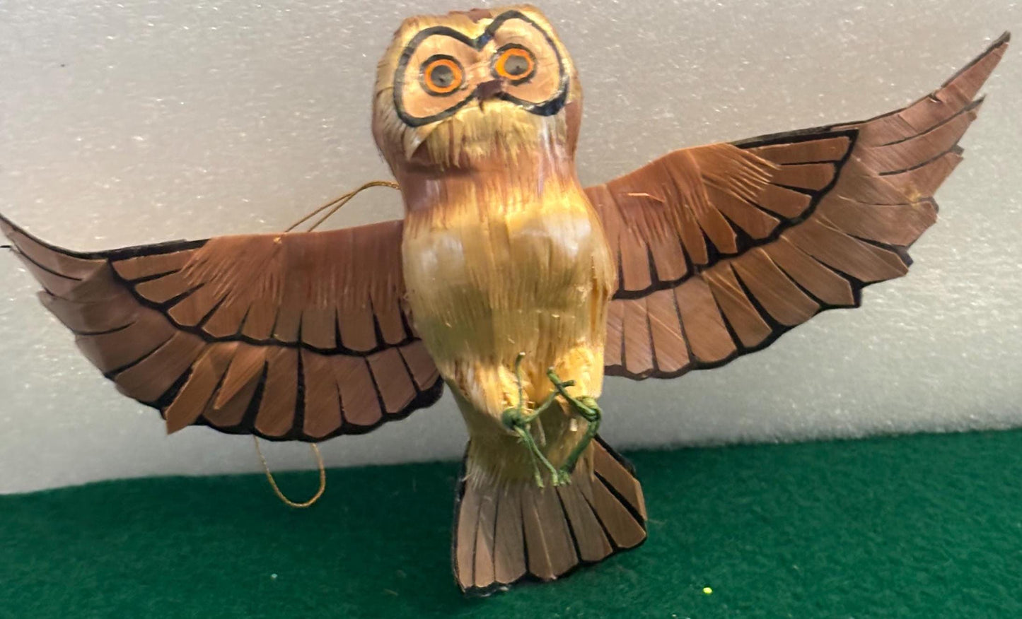 Vintage Flying Owl Copper Owl in Flight Ornament Gift For Her Lover Antiques and Vintage