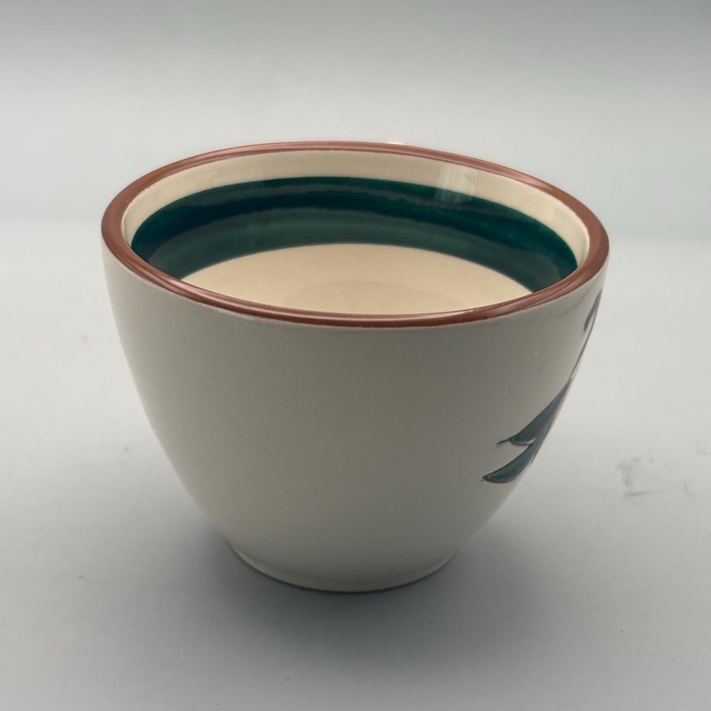 Stangl Pottery Coffee Cup Fruit Design Potteries from Trenton, NJ Hand Painted Mug, Lover Antiques Vintage