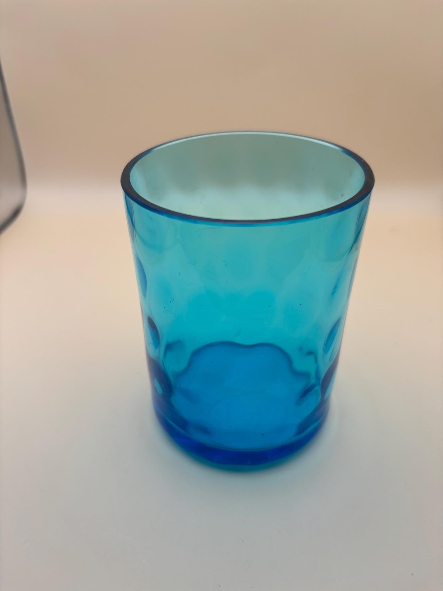 Vintage Hazel Atlas Teal Tumbler Lover Antiques and Vintage