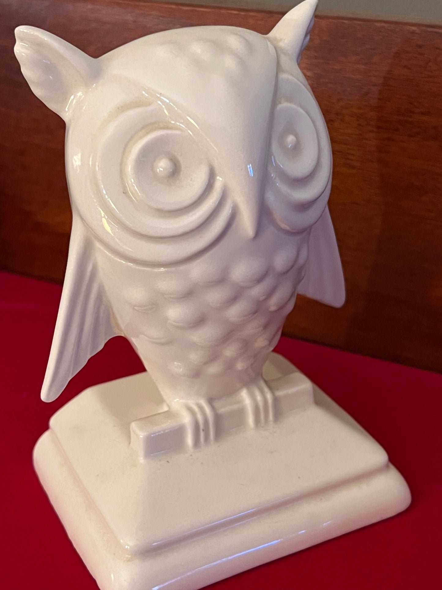 Vintage Mid Century Modern Owl by ER Phila of Czechoslovakia, MCM Owl Statue, Numbered 13267, Lover Antiques and Vintage