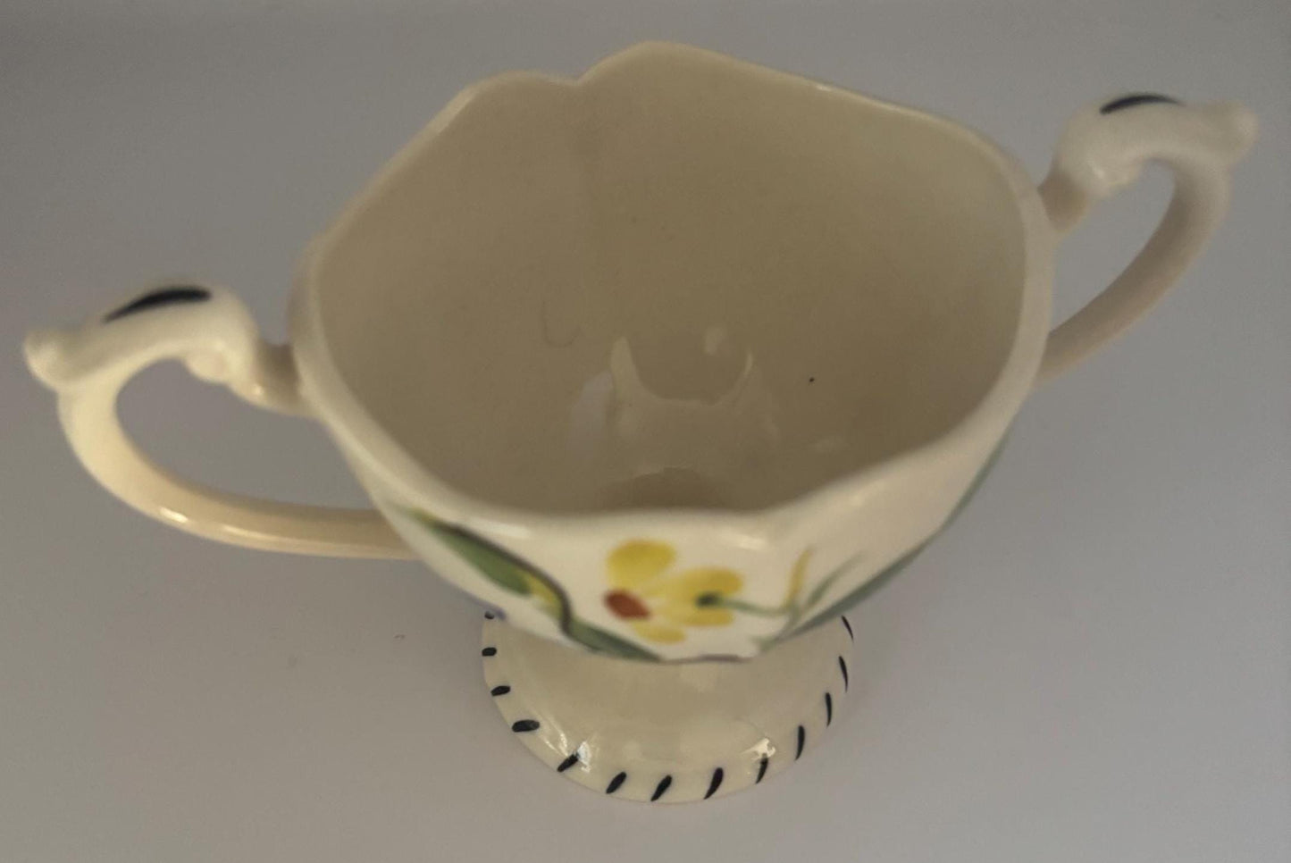 Blue Ridge Southern Pottery Open Sugar Bowl, Lover Antiques and Vintage