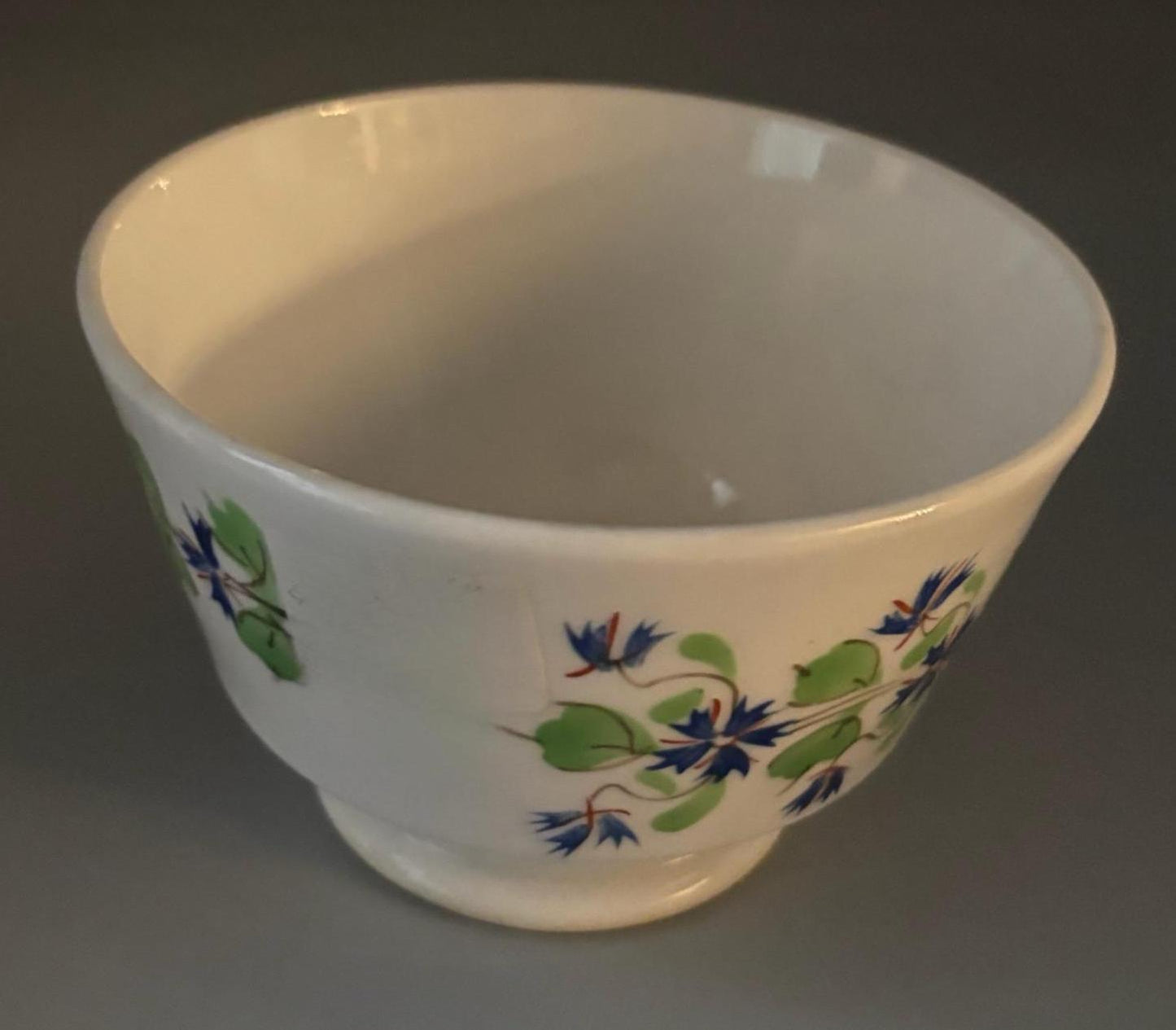 Vintage English Sprig Tea Cup Porcelain Dish Purple Flowers Dish Lover Antiques and Vintage