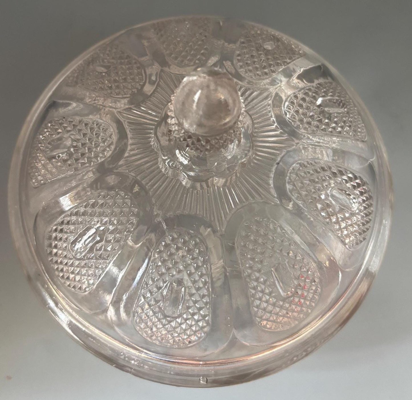 Antique EAPG Glass Candy Covered Dish Butter Dome with Cover Lover Antiques and Vintage