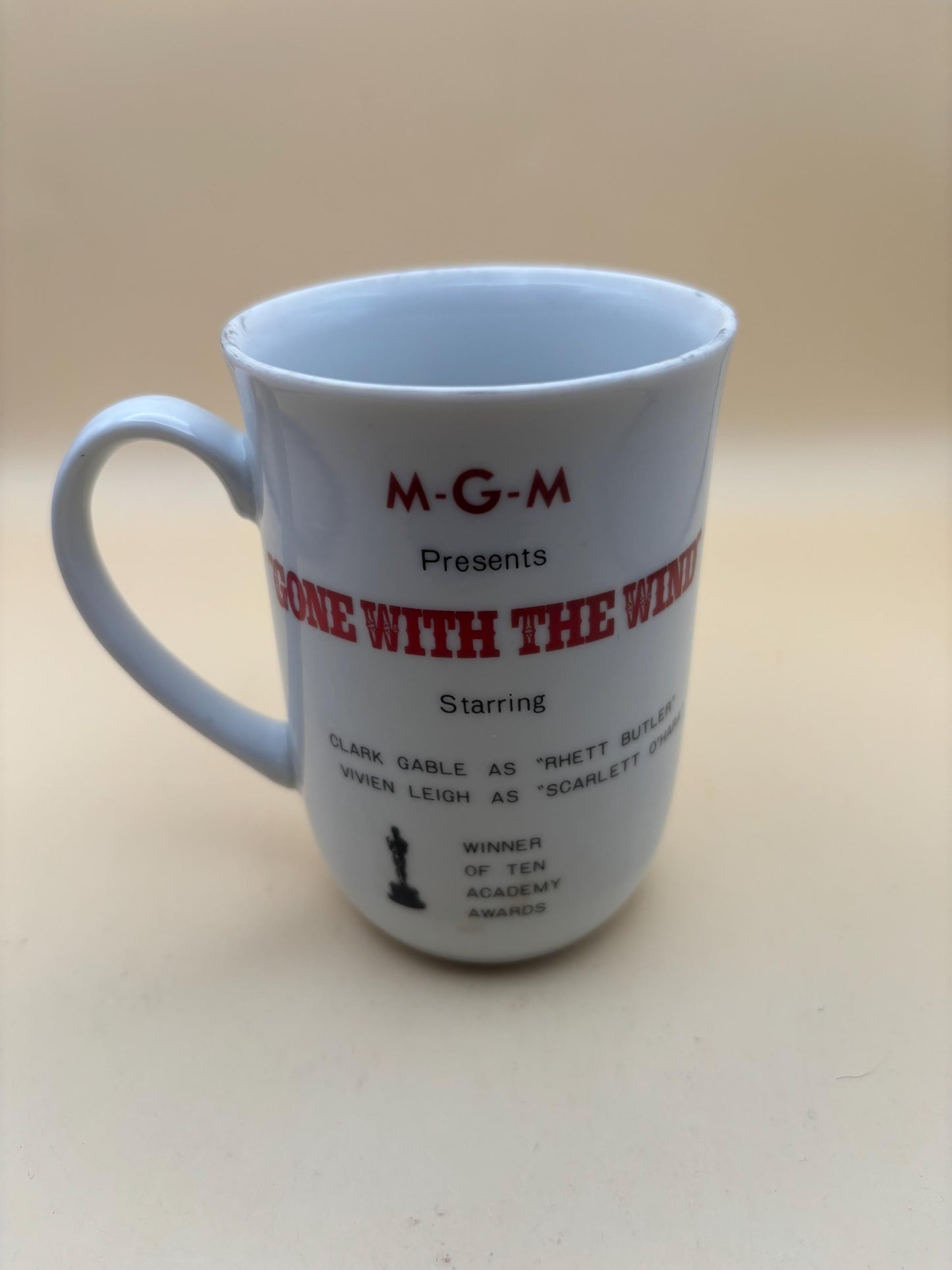 Vintage Gone with the Wind Cup Collectible Mug Lover Antiques and Vintage
