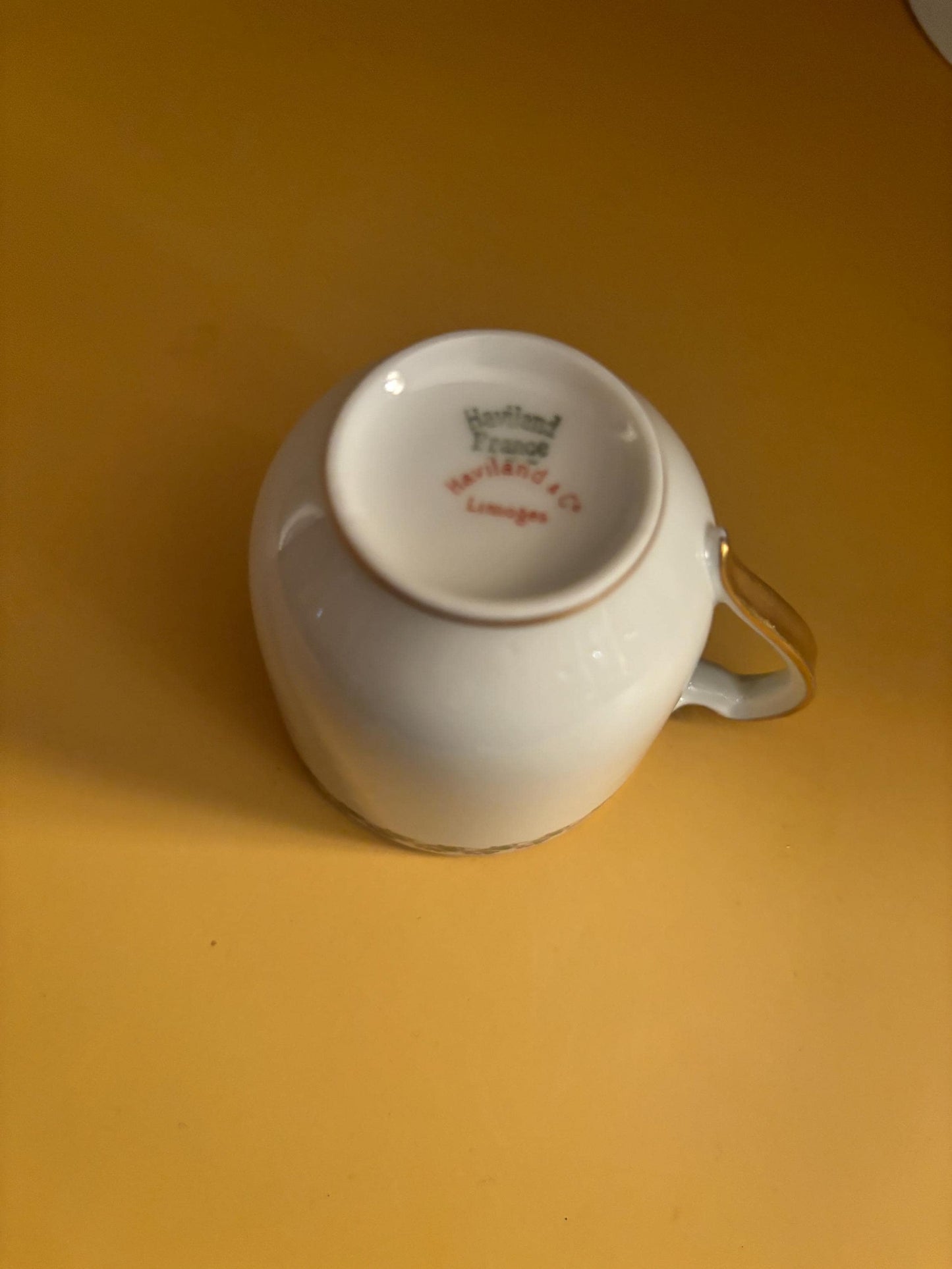 Antique Limoges Haviland France Tea Cup and Saucer The Lisbon Lover Antiques and Vintage