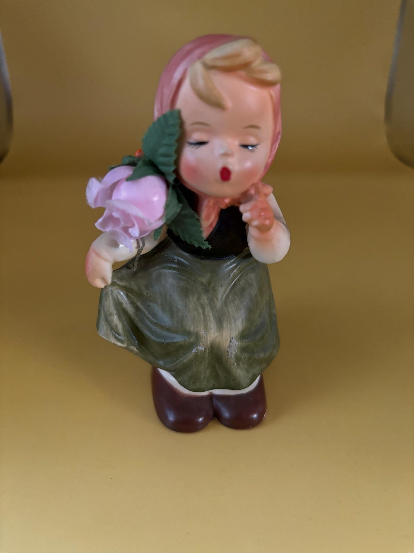 Vintage Napco Fine China Girl No. C-8502 Japan Girl Figurine Lover Antiques and Vintage