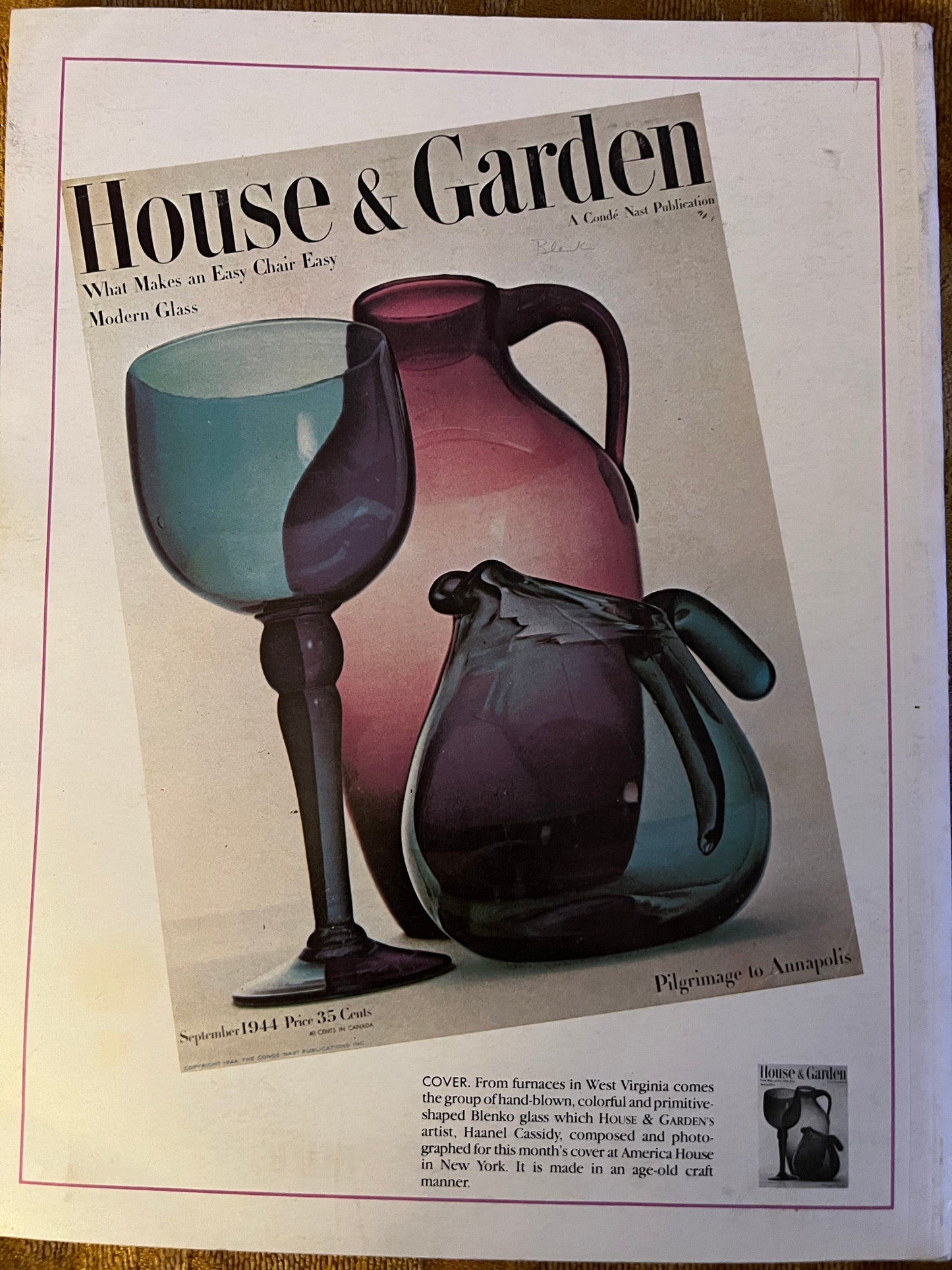 Vintage Blenko Glass 1930-1953 Book: Art Glass Guide