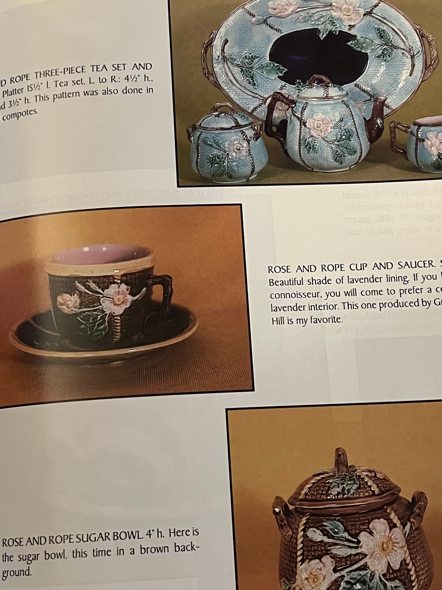 Majolica Pottery Book: Collector's Encyclopedia & Value Guide