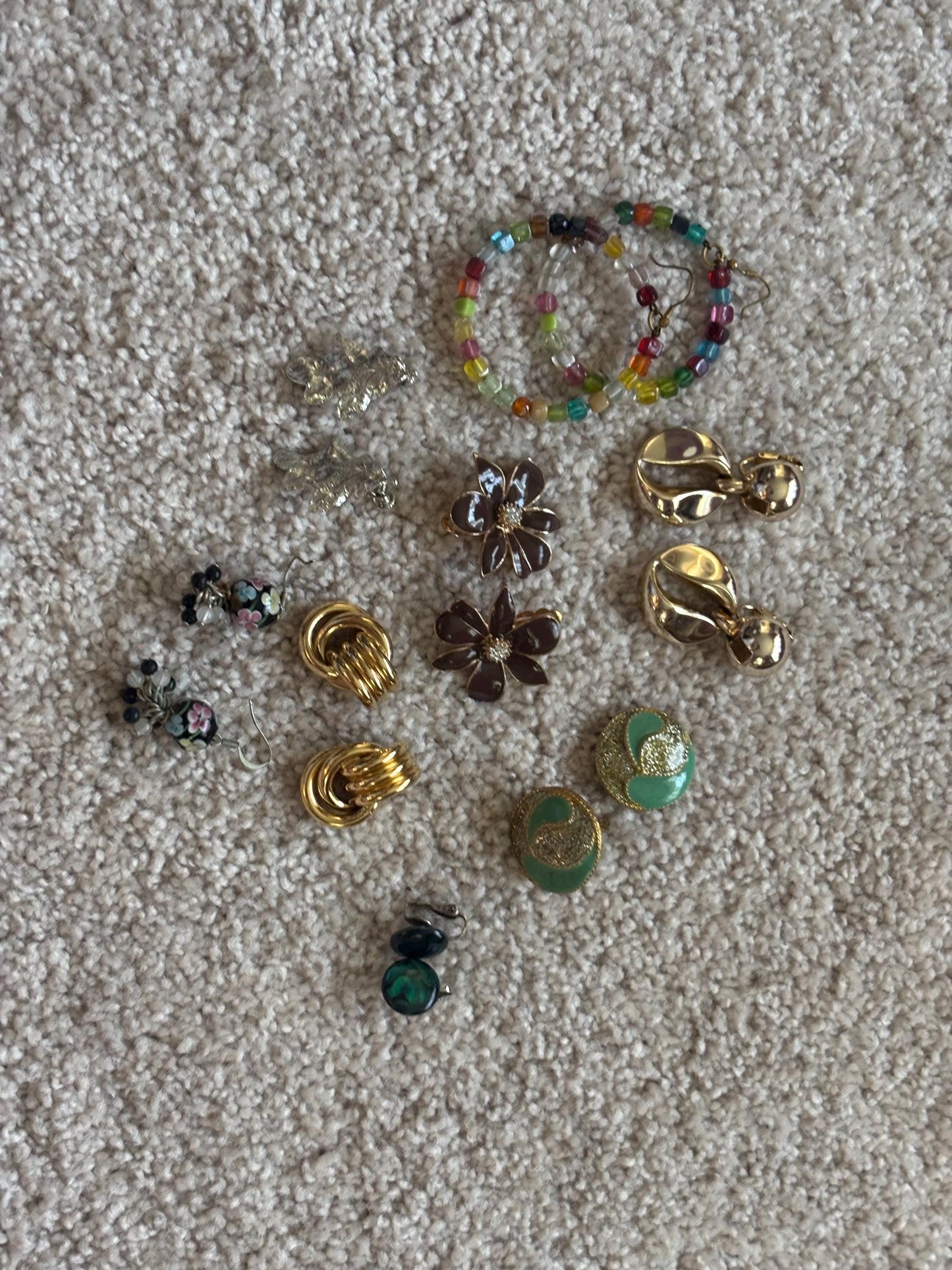 Vintage Earrings Collection Variety Jewelry Lot Lover Antiques and Vintage