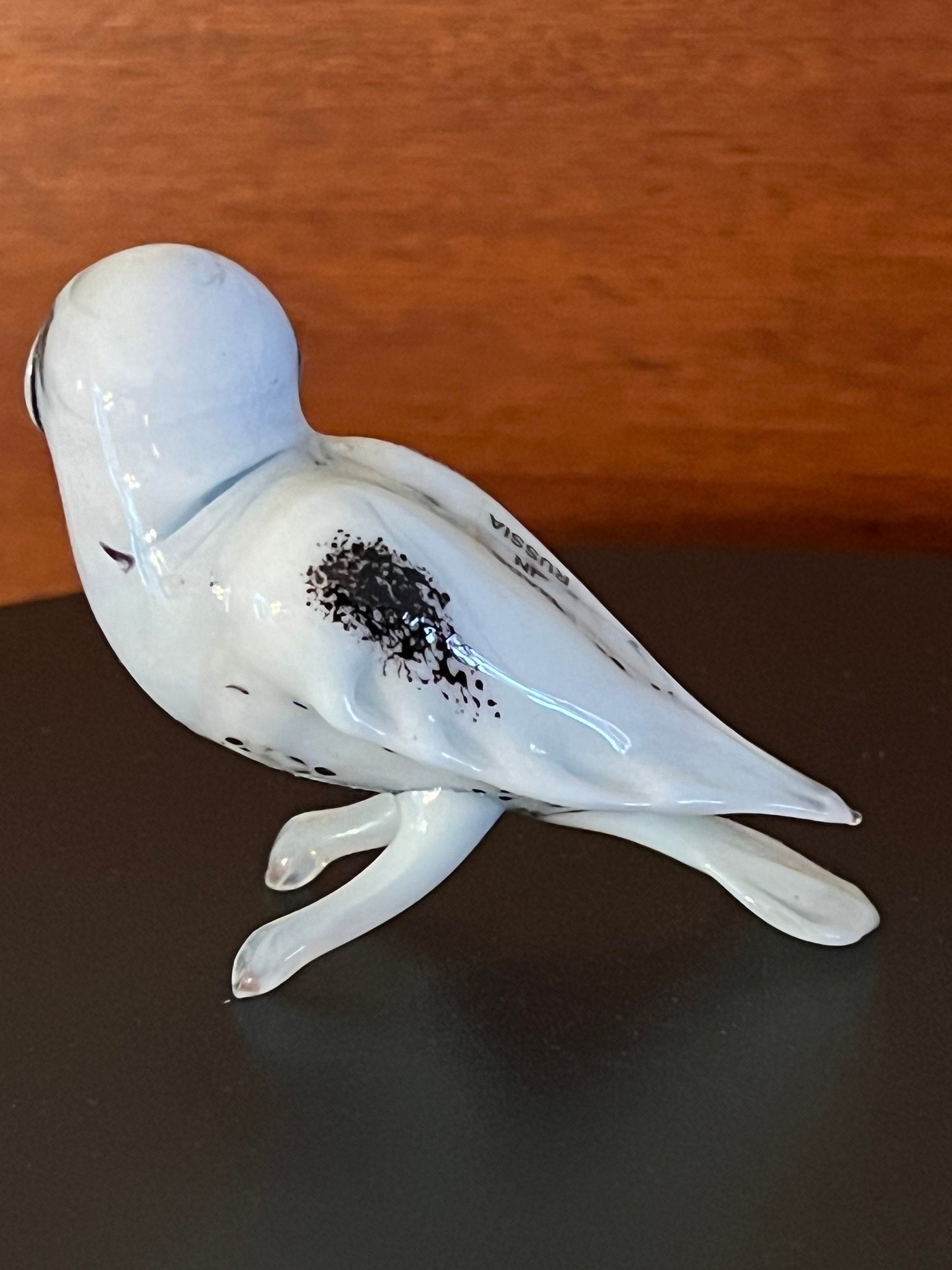 Vintage Snow Owl Figurine, Made in Russia Owl Figure, Russian White Owl Statue, Lover Antiques and Vintage
