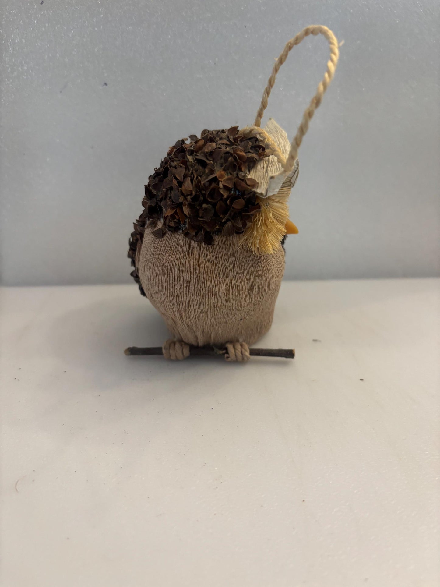 Vintage Owl Figurine Made of Wood Statue Lover Antiques and Vintage
