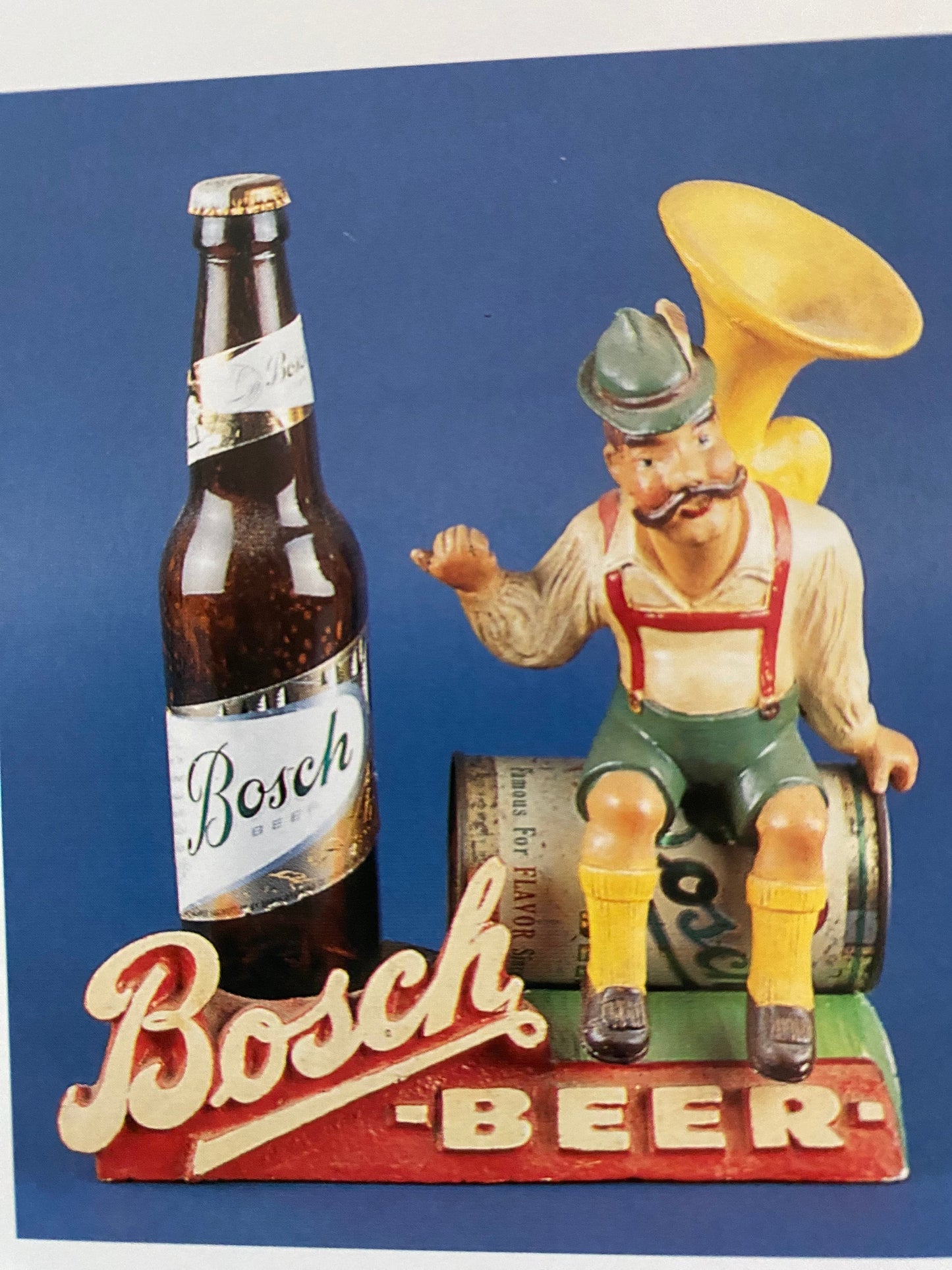 Vintage Back Bar Beer Figurines Book by George Baley