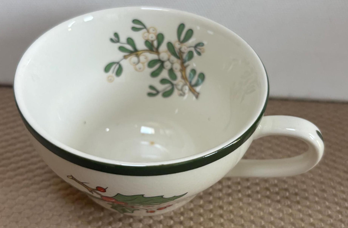 Vintage Cup Christmas Tree Plate by Cuthbertson Made in England Christmas Tea Cup Lover Antiques and Vintage