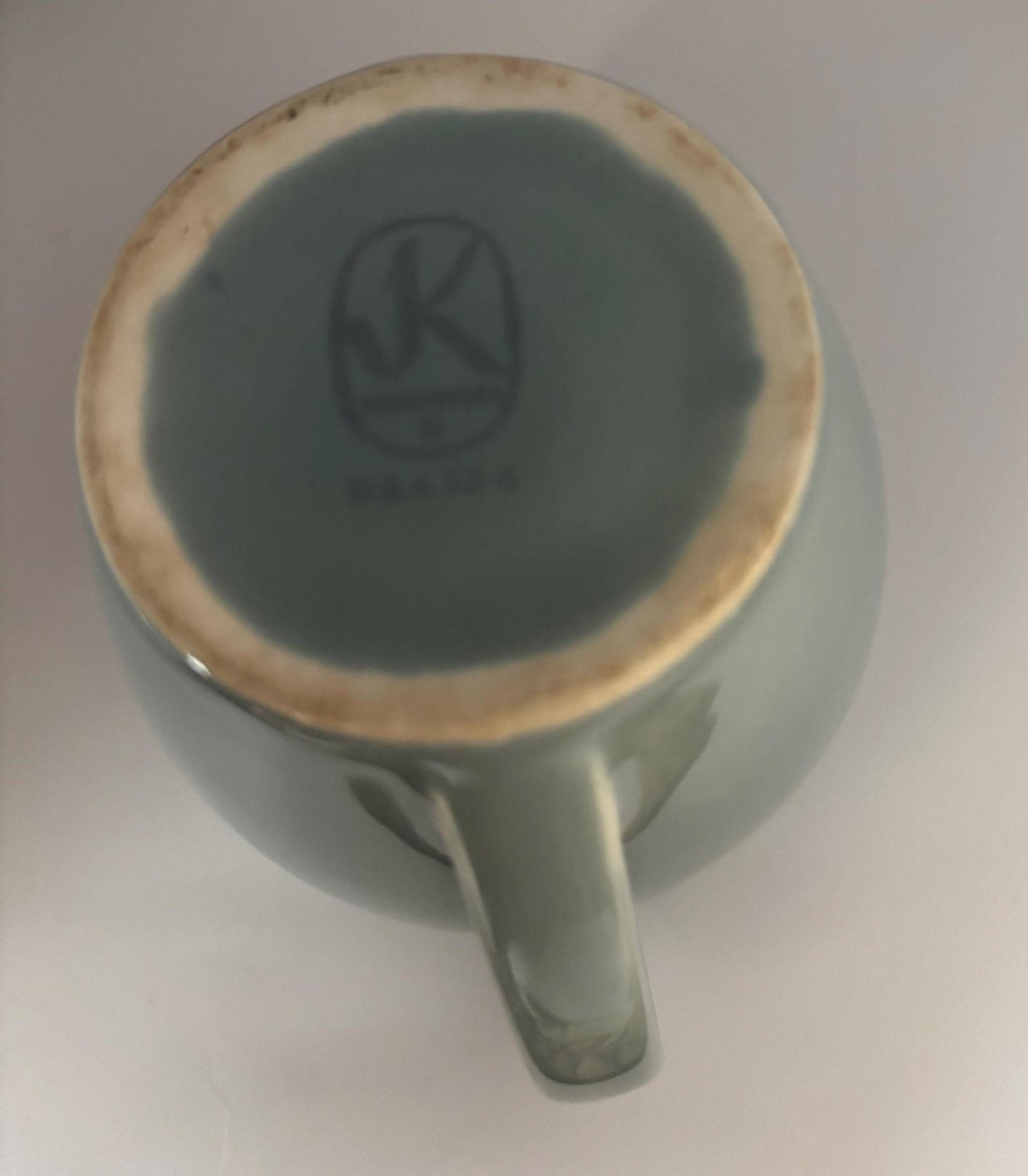 Knowles Green Sugar Bowl with Lid, Lover Antiques Vintage