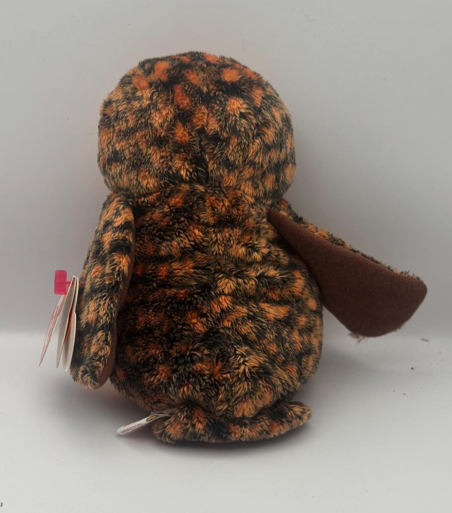 Boo Who? The Halloween Owl, Retired Ty Beanie Baby Owl Plush Stuffed Animal