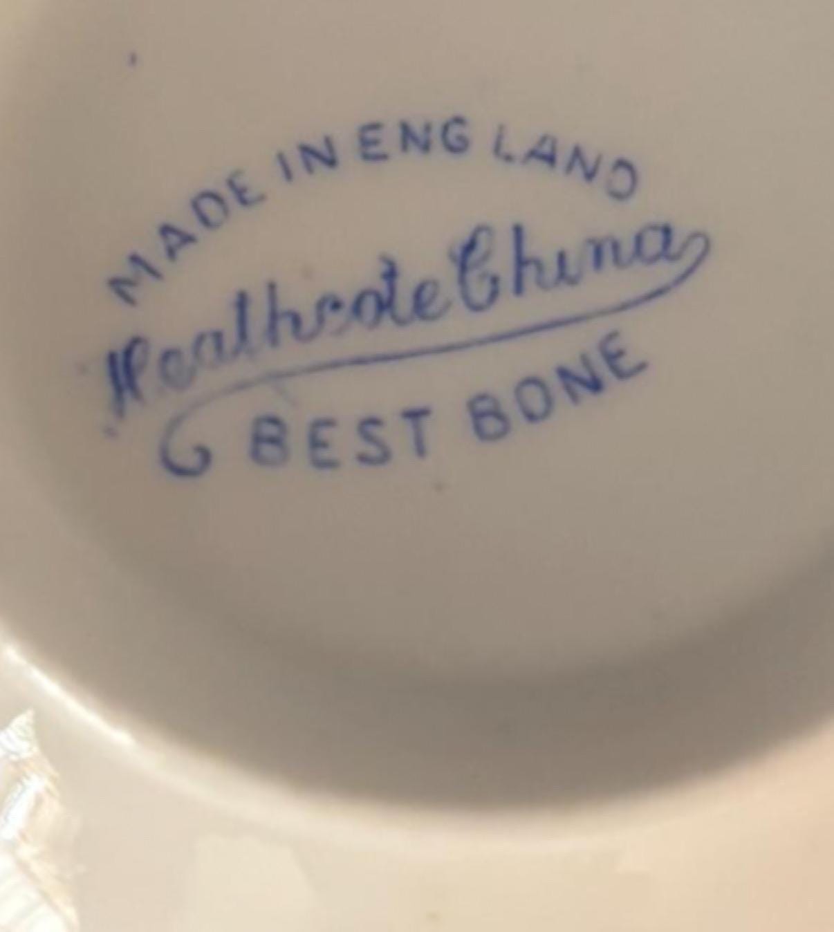 Vintage Heathcote China Tea Cup Made in England Lover Antiques and Vintage