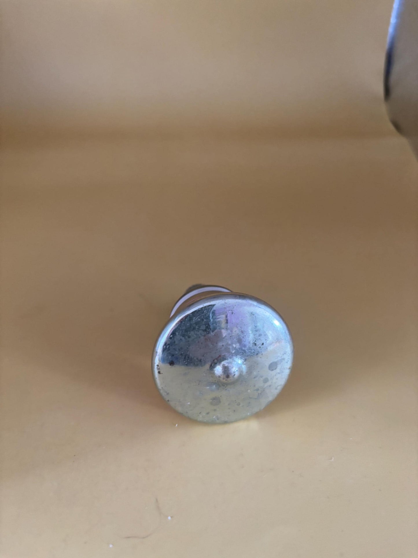Shiny Brite Striped Bell Ornament Circle Circa 1940’s Lover Antiques and Vintage