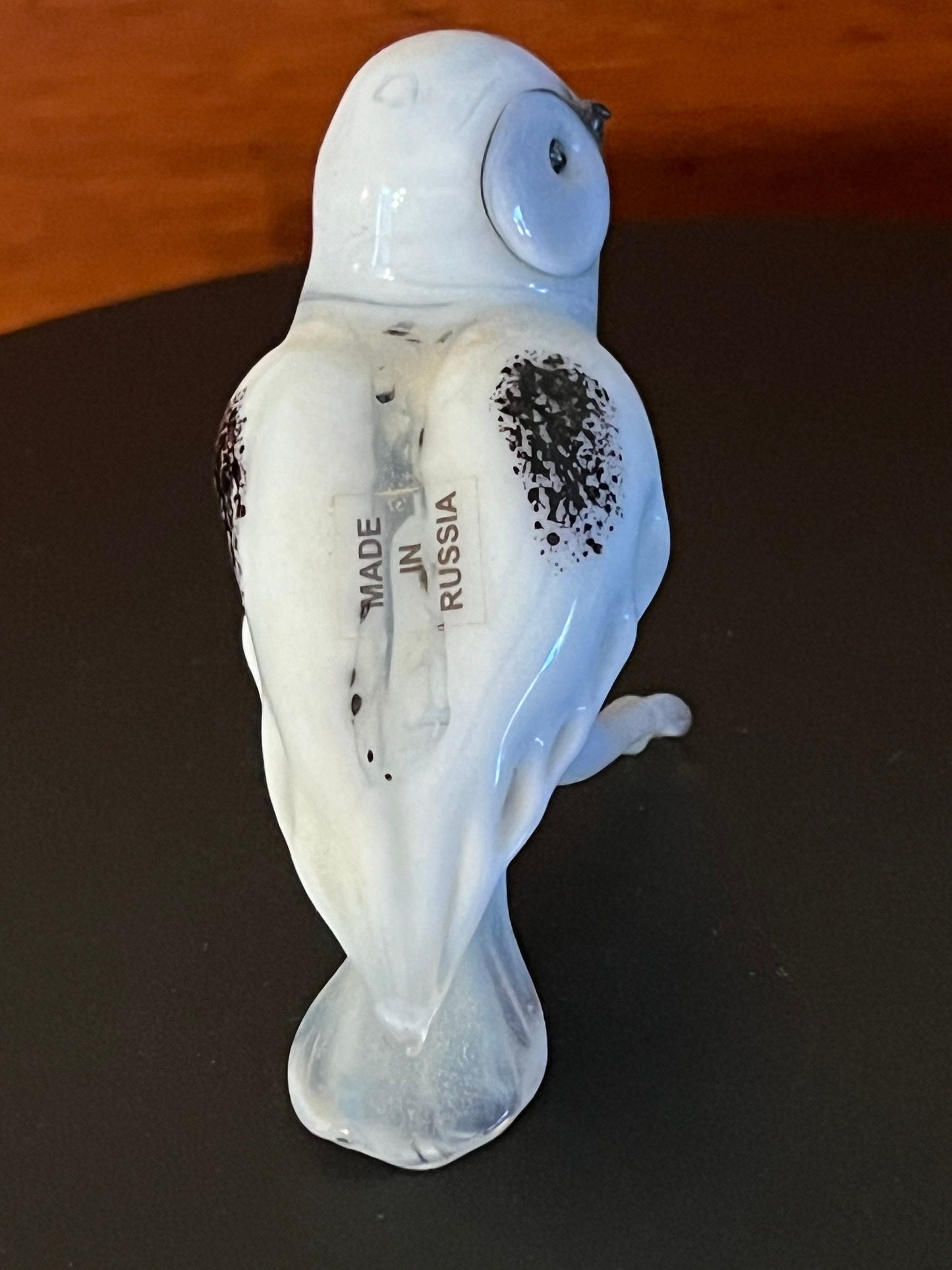 Vintage Snow Owl Figurine, Made in Russia Owl Figure, Russian White Owl Statue, Lover Antiques and Vintage