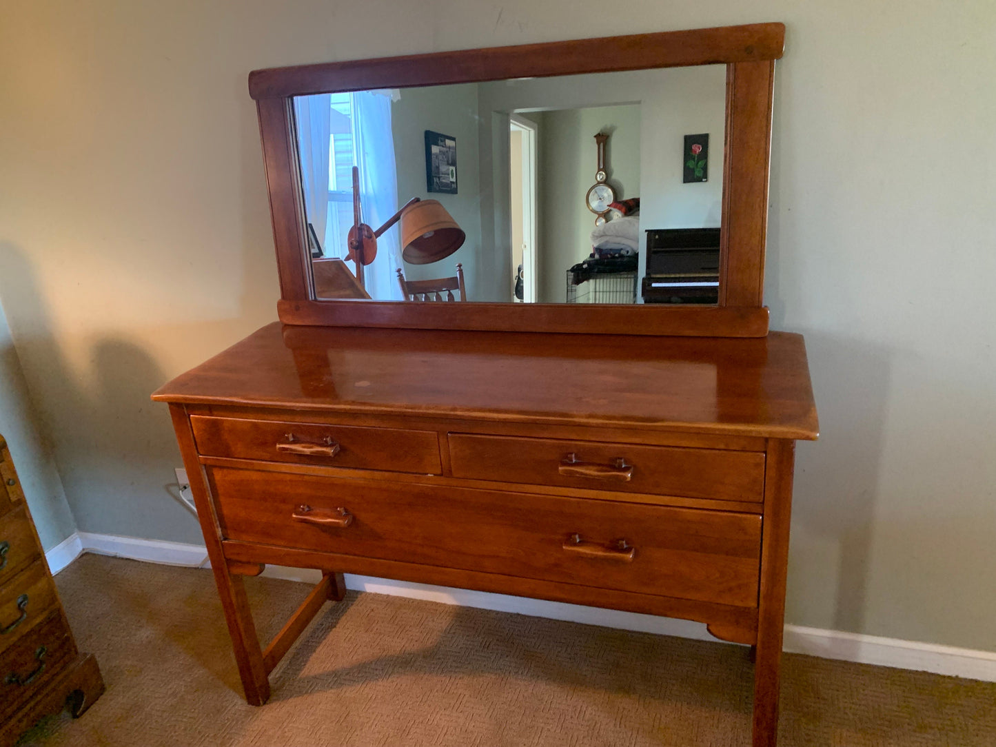 Cushman Colonial Buffet Mirror No. 5-38: Rustic Home Decor