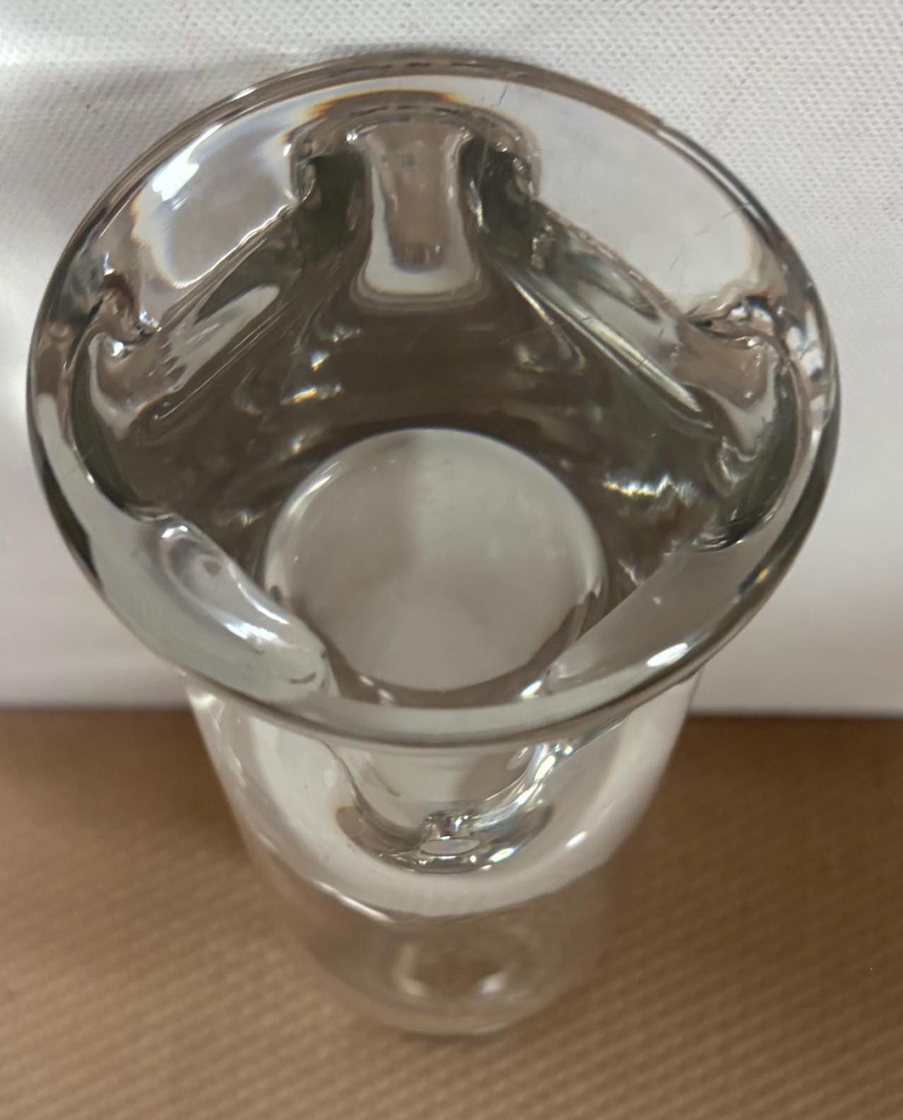 Vintage Crystal Glass Decanter with Stopper: Tall Wine Bottle