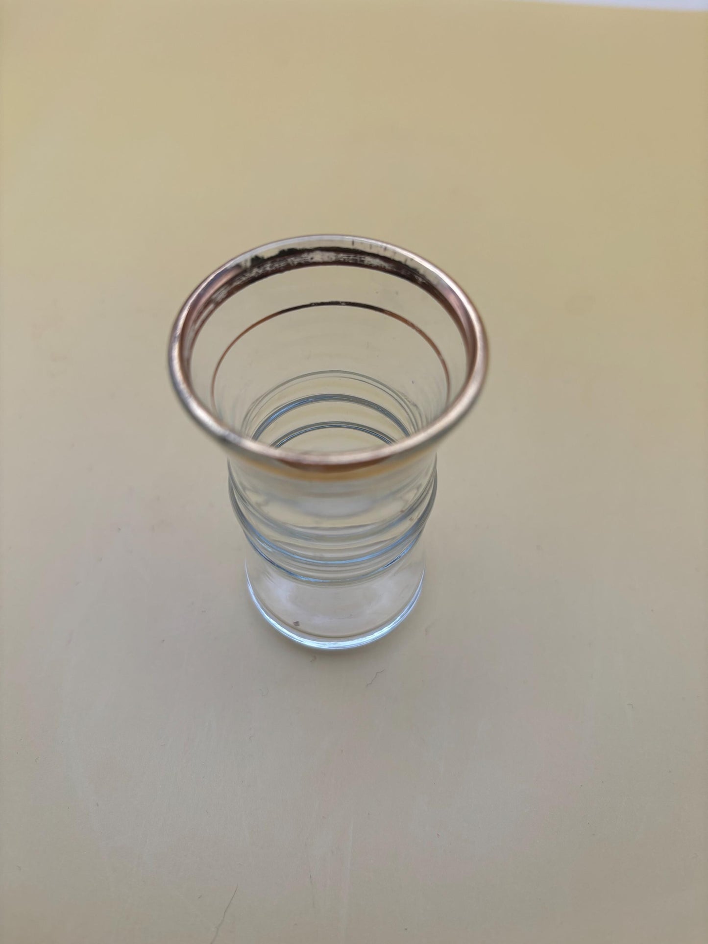 Vintage Gold Gilded Shot Glass, Gold Gilded Gift for Her, Fancy Shot Glass, Lover Antiques and Vintage