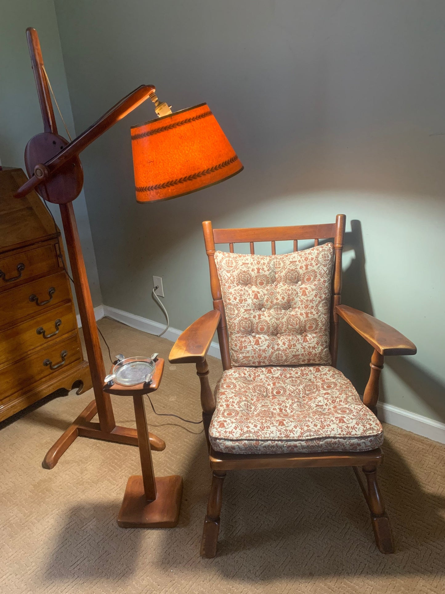 Cushman Colonial Creations Molly Stark Boudoir Chair No. 0183 Mid Century Modern