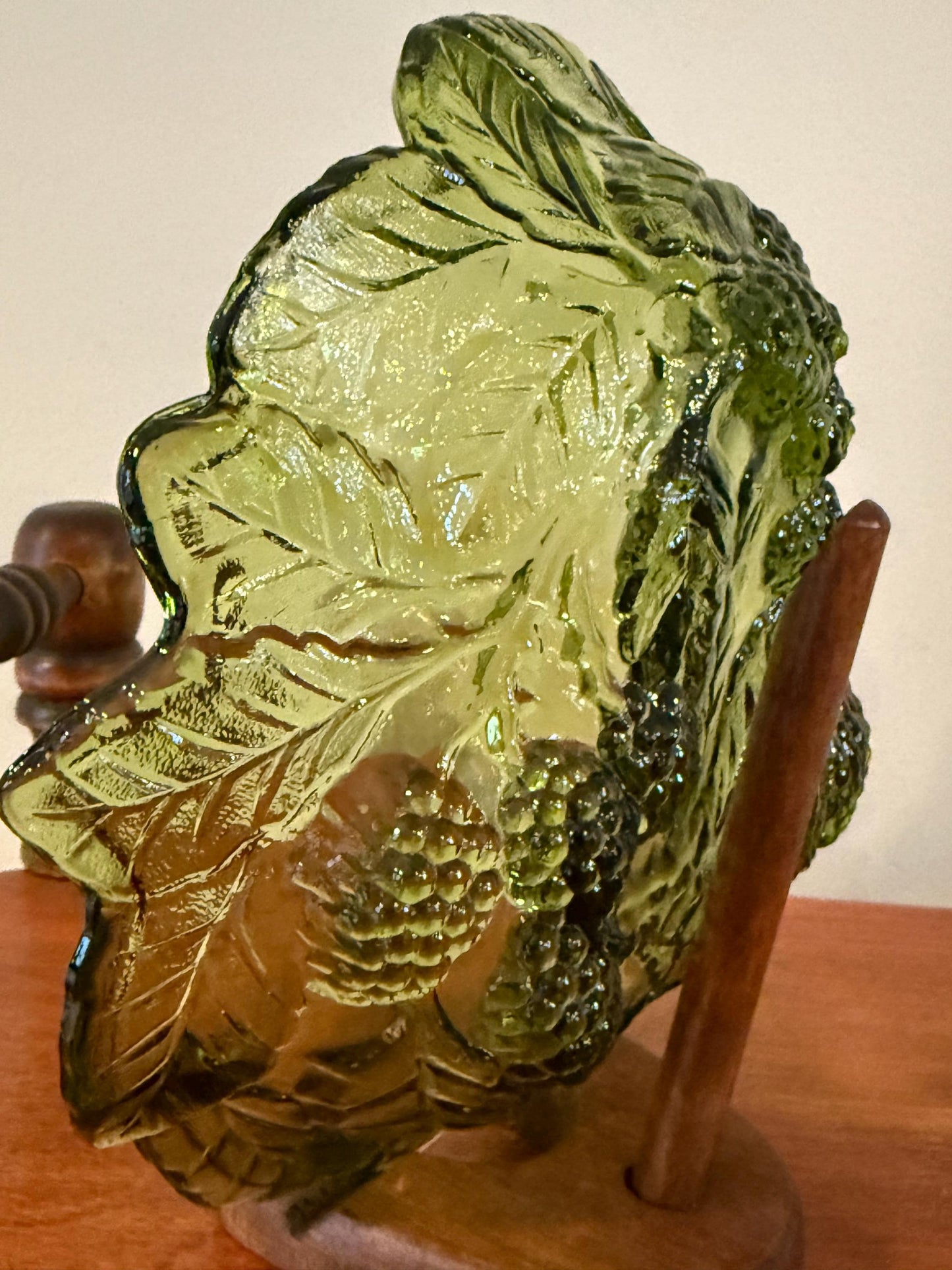 Green Glass Bowl Trinket Dish Avocado Home Decor Unique Gift for Her Green Trinket Dish