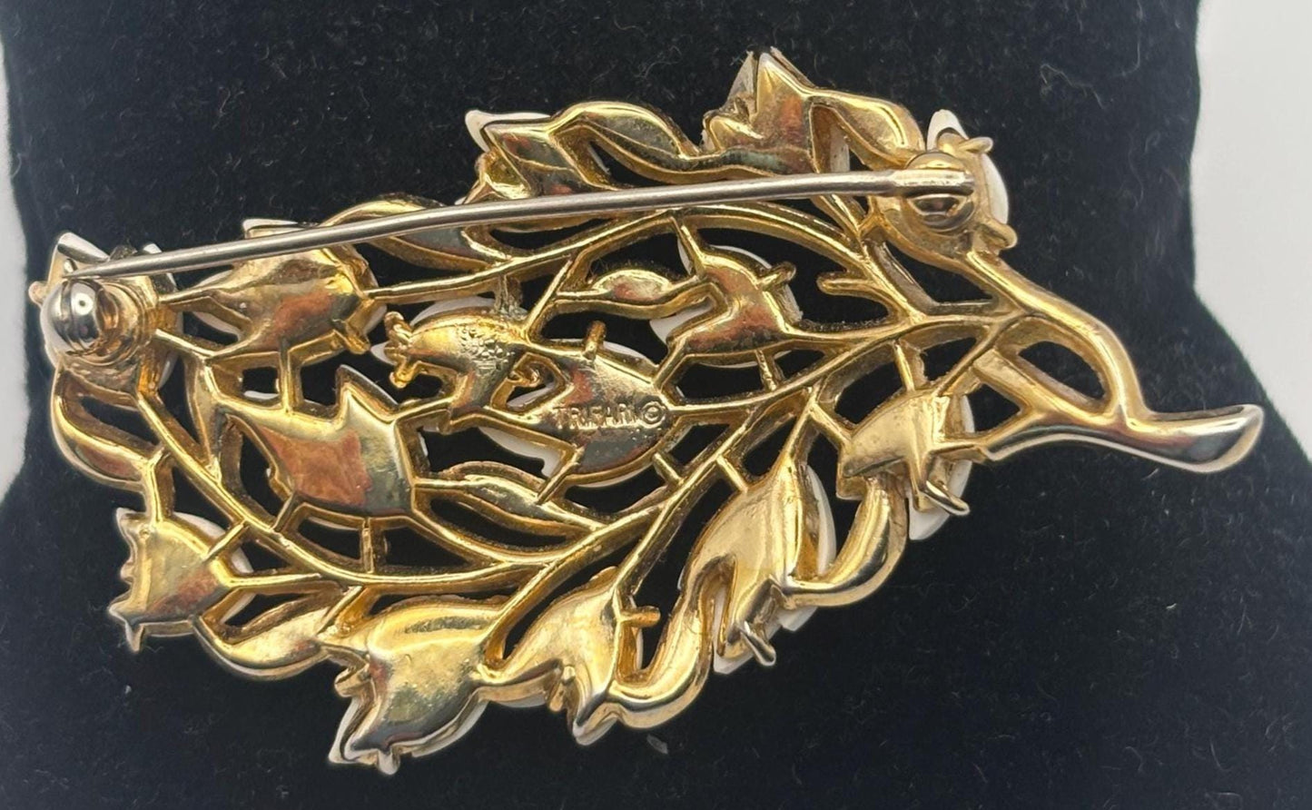 Crown Trifari Tulip Flower Brooch, by Alfred Phillipe