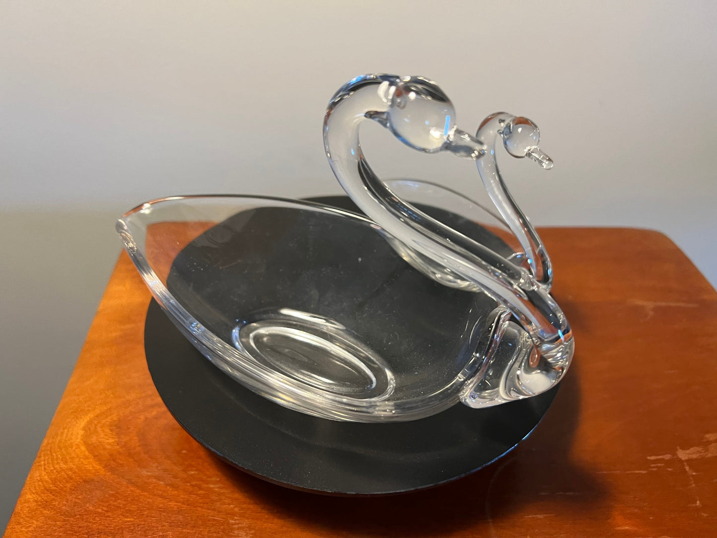 Swan Glass Candy Dishes, Set of 2, Family Home Decor
