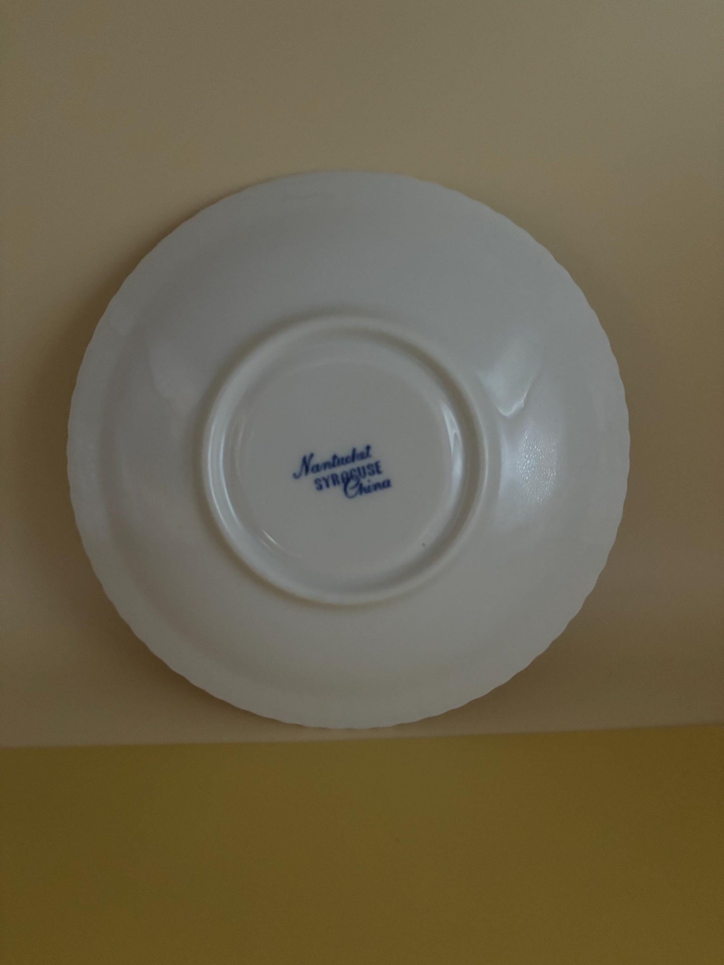 Vintage Nantucket Saucer Plate by Syracuse China Blue & White Dishes Lover Antiques and Vintage