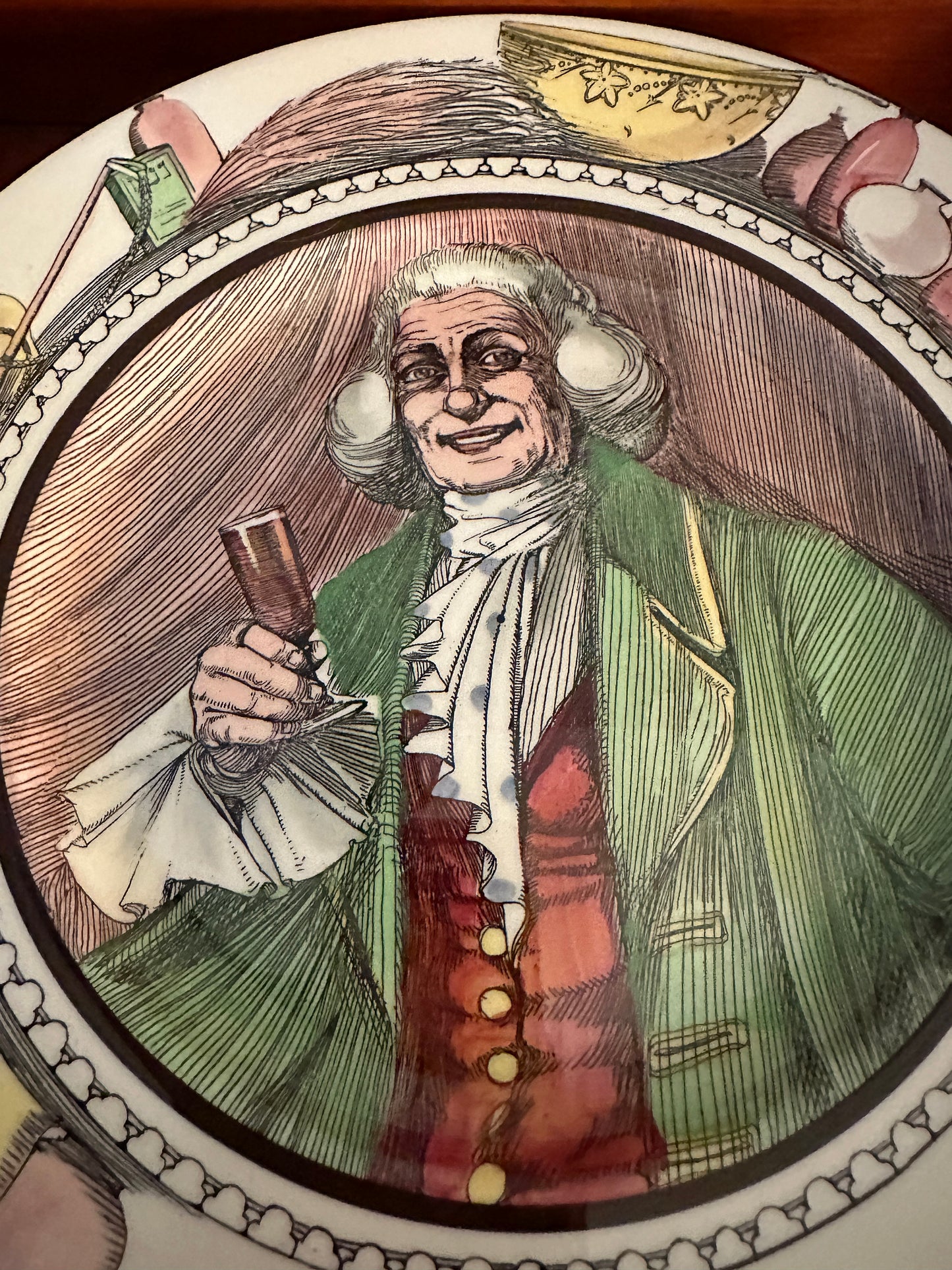 Vintage Royal Doulton Collector Plate: The Squire, George Washington
