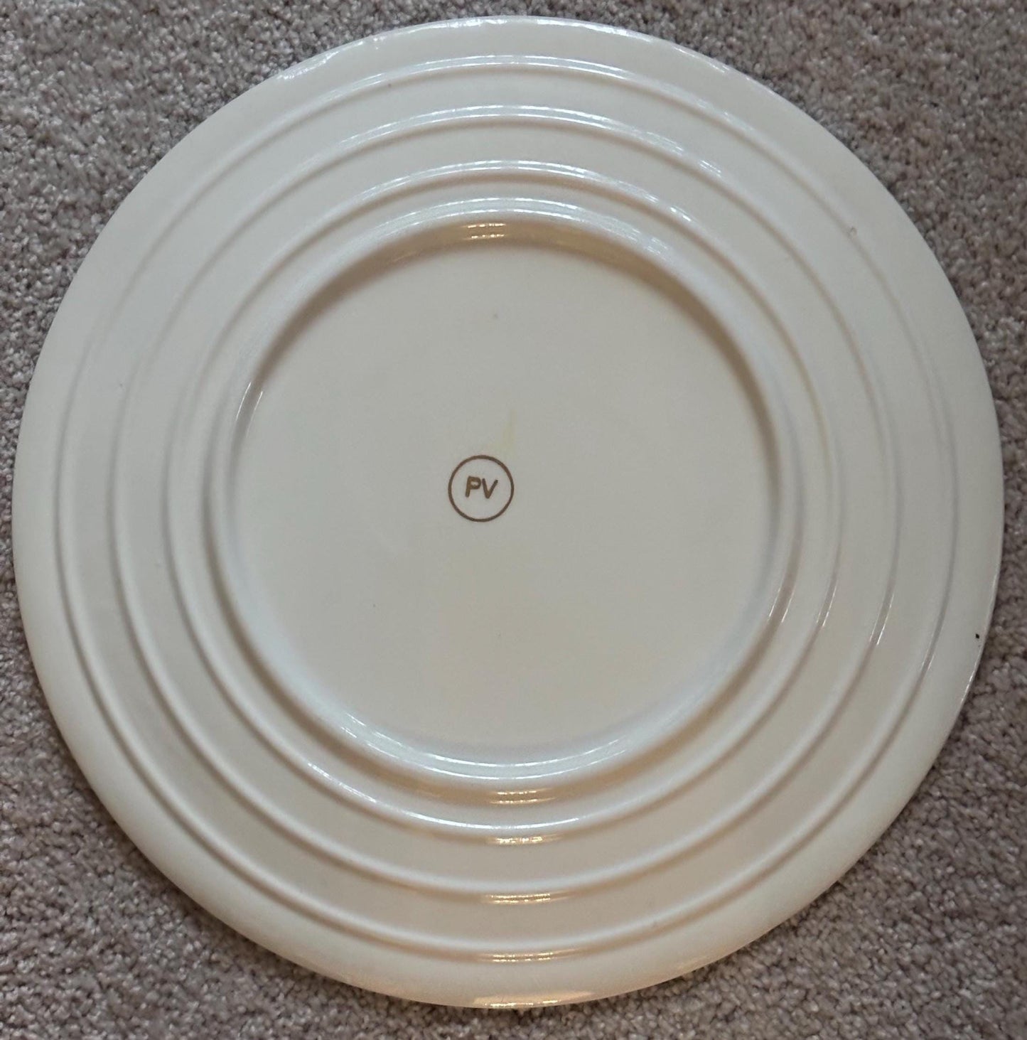 Antique Peasant Village Parry Vieille Very Large Rare French Opera Platter Signed PV Lover Antiques and Vintage