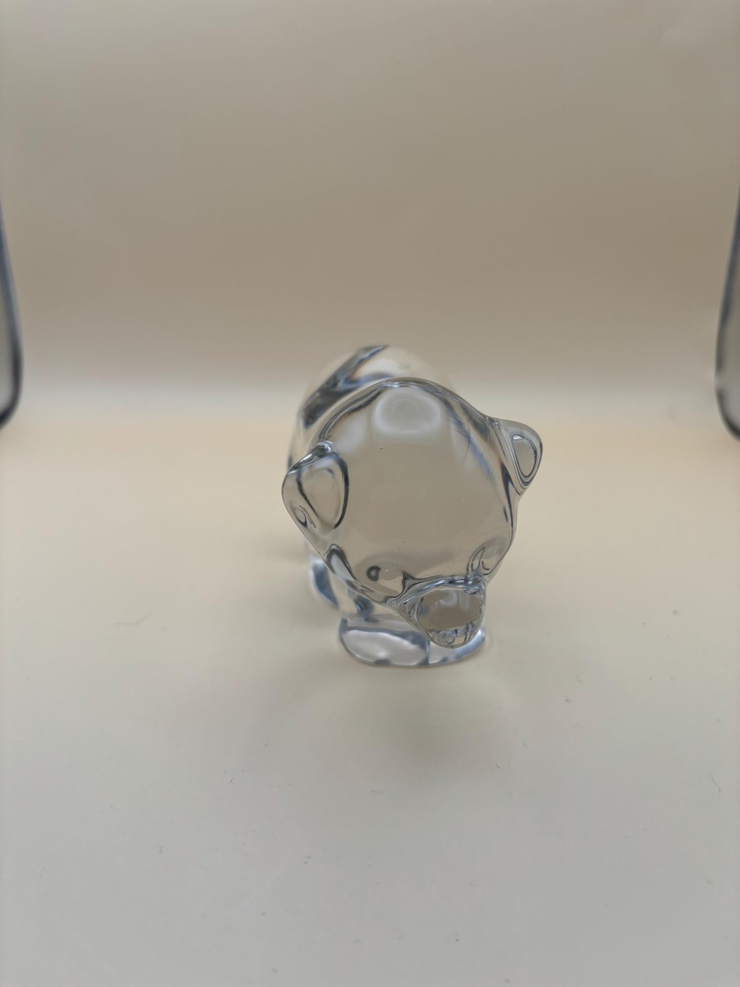 Vintage Glass Bear Cub Glass Animal Glass Art Paperweight Lover Antiques and Vintage