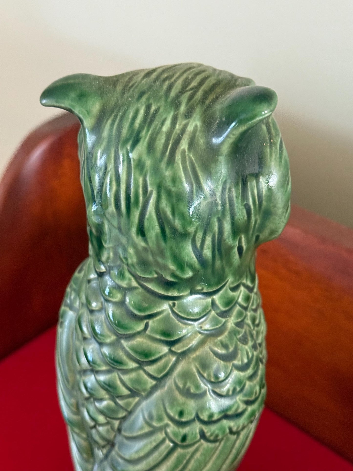 Antique Green Owl by Van Briggle Pottery, Lover Antiques and Vintage