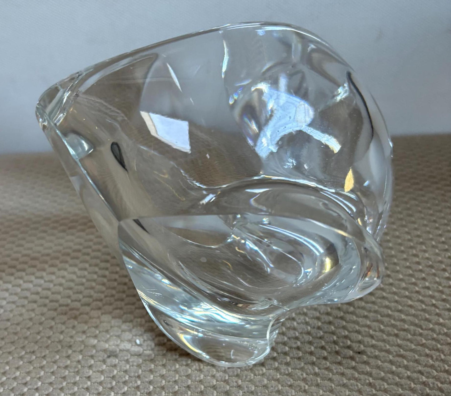 Vintage Hand Blown Glass Pelican with Candy Dish Lover Antiques and Vintage