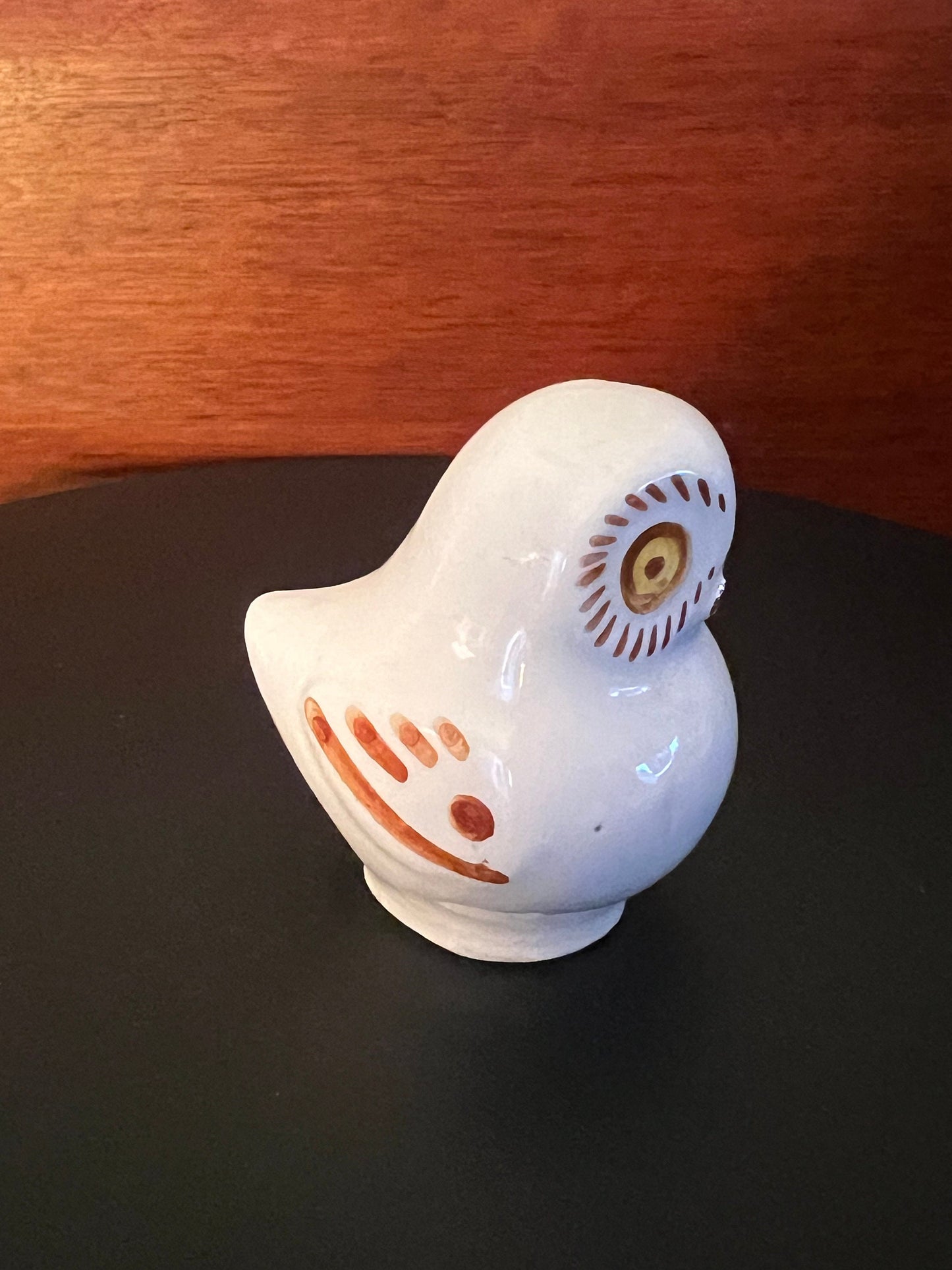 Vintage Mini Owl from Tonala Pottery, Small White Owl, Owl Art, Lover Antiques and Vintage