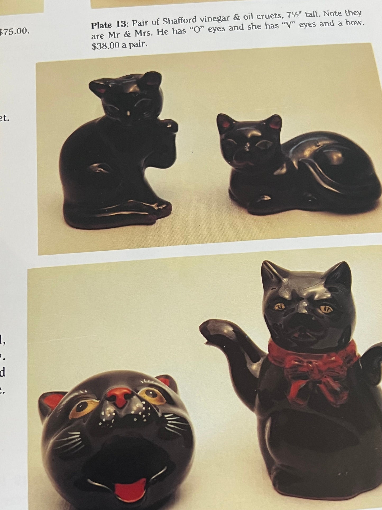 Vintage Collectible Cats Book, An identification & Value Guide, Cat Jewelry, Cat Collectibles, Garfield, Lover Antiques and Vintage