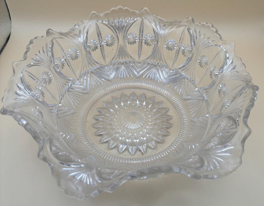 Antique Duncan Miller Glass Bowl Serving Dish Lover Antiques and Vintage