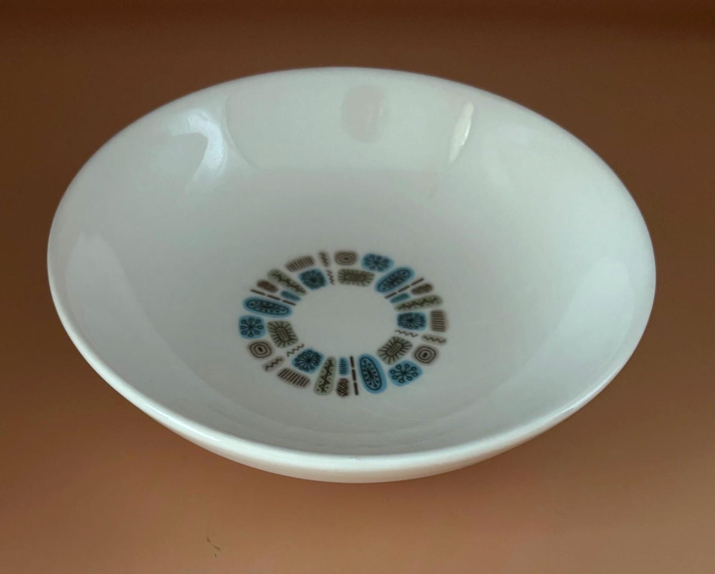 Vintage Canonsburg Pottery Dessert or Salad Bowl Temporama Design Lover Antiques and Vintage