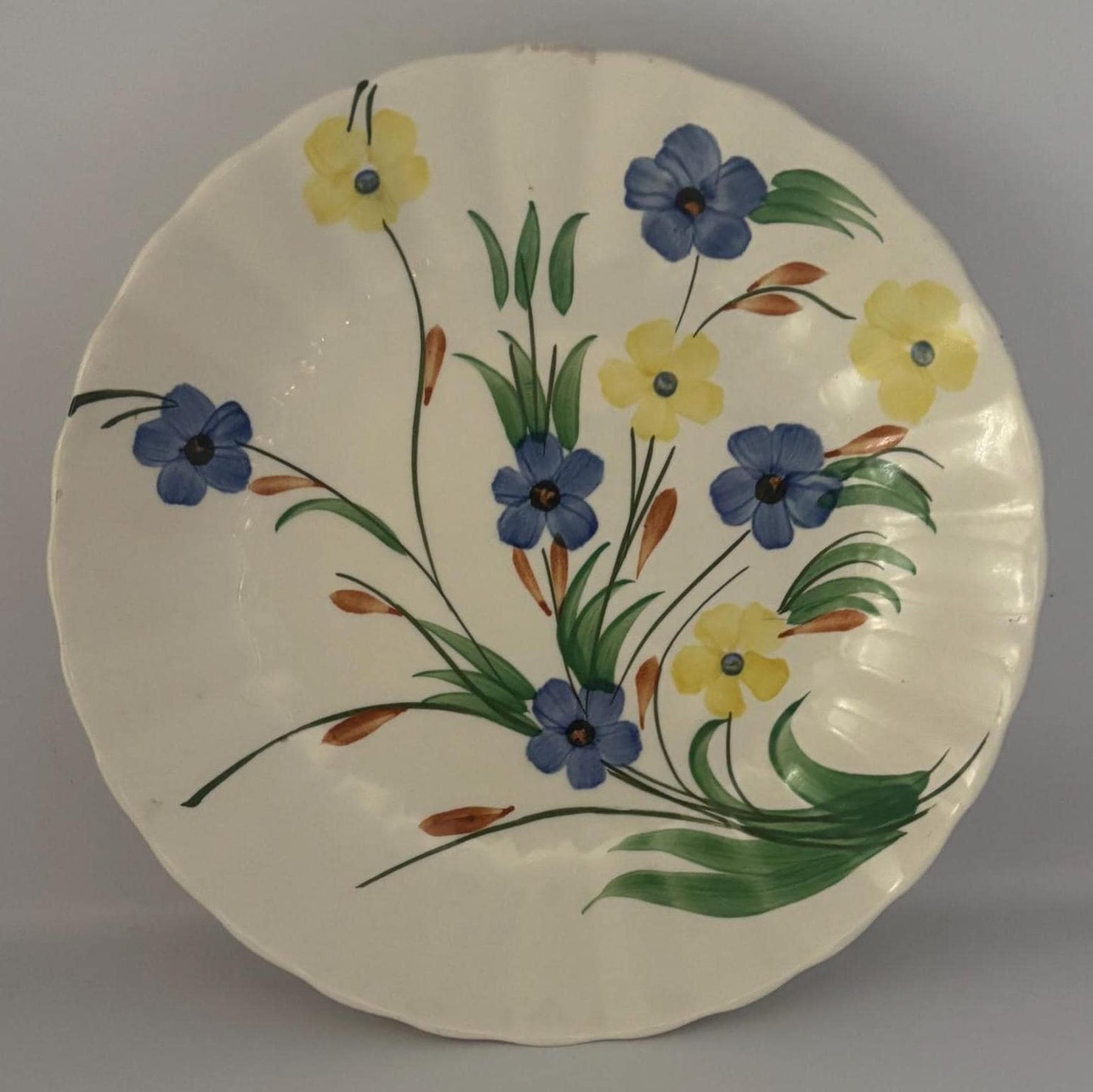 Blue Ridge Southern Potteries Vegetable Bowl, Summer Flowers Design, Lover Antiques and Vintage