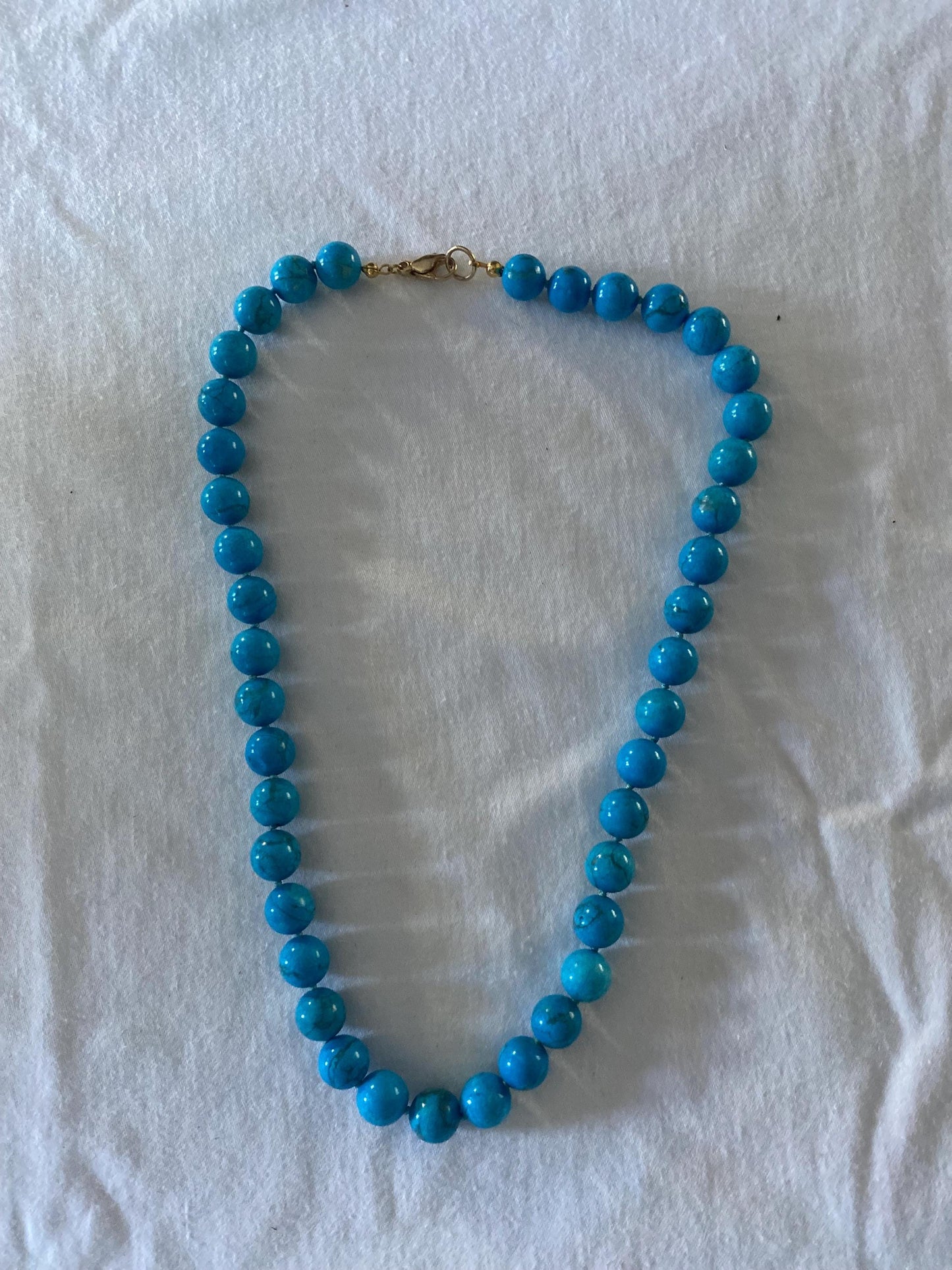 Vintage Blue Beaded Necklace Unique Jewelry Gifts Galore Lover Antiques and Vintage