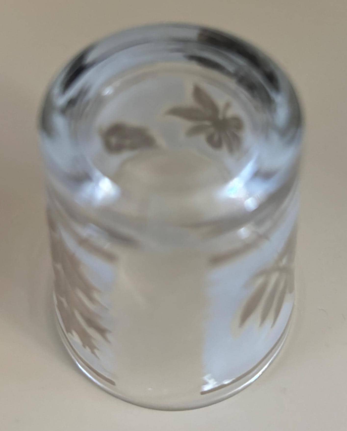 Vintage Silver City Shot Glasses: Mid Century Modern Crystal Glass Set of 3