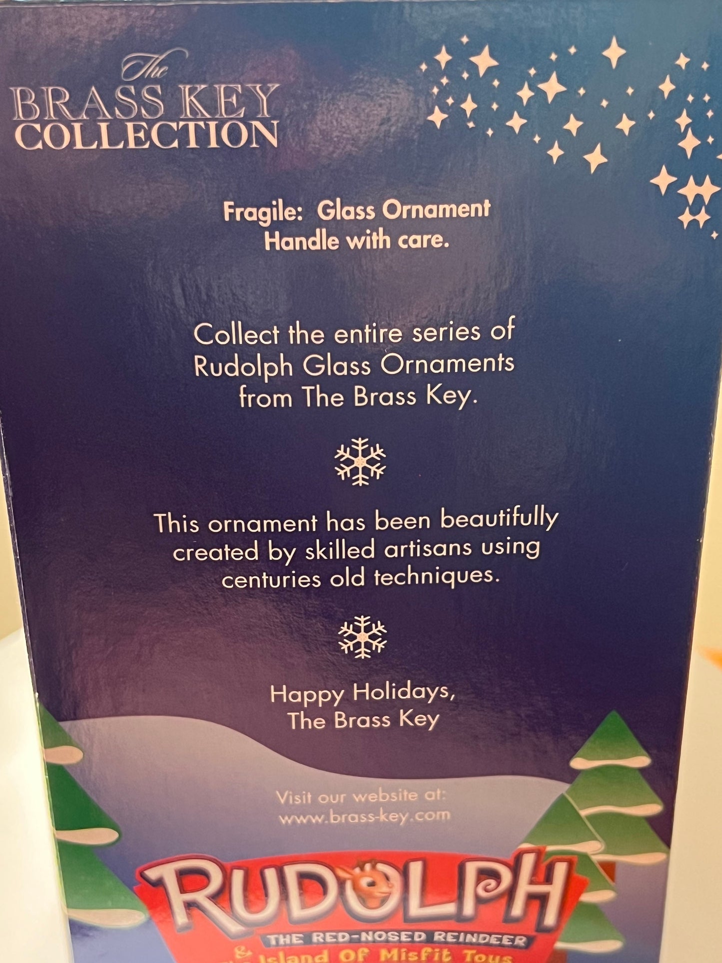 Vintage Hermie Ornament: Rudolph The Red Nosed Reindeer, Brass Key Collection