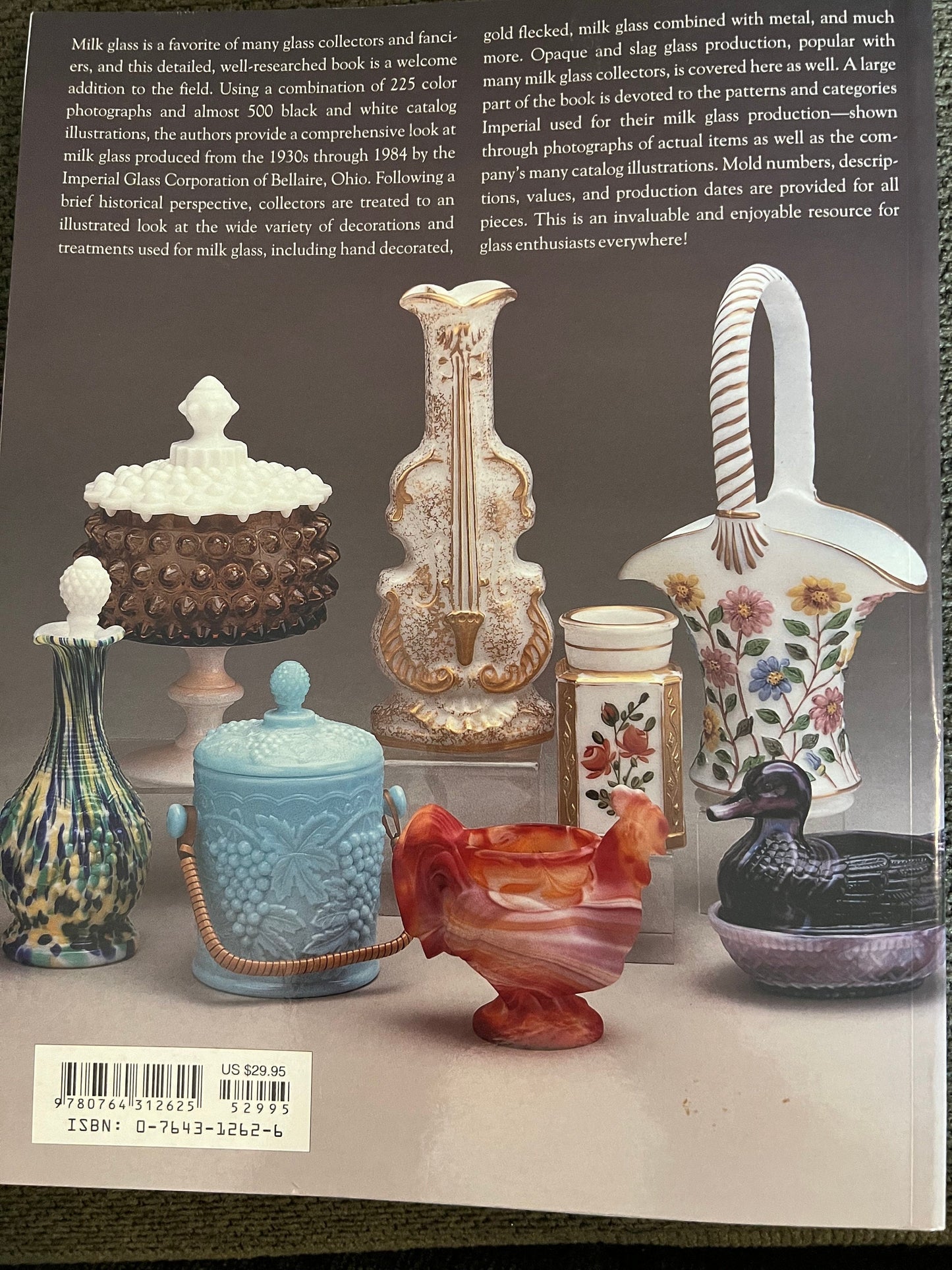 Vintage Milk Glass: Imperial Glass Collector's Book with Price Guide
