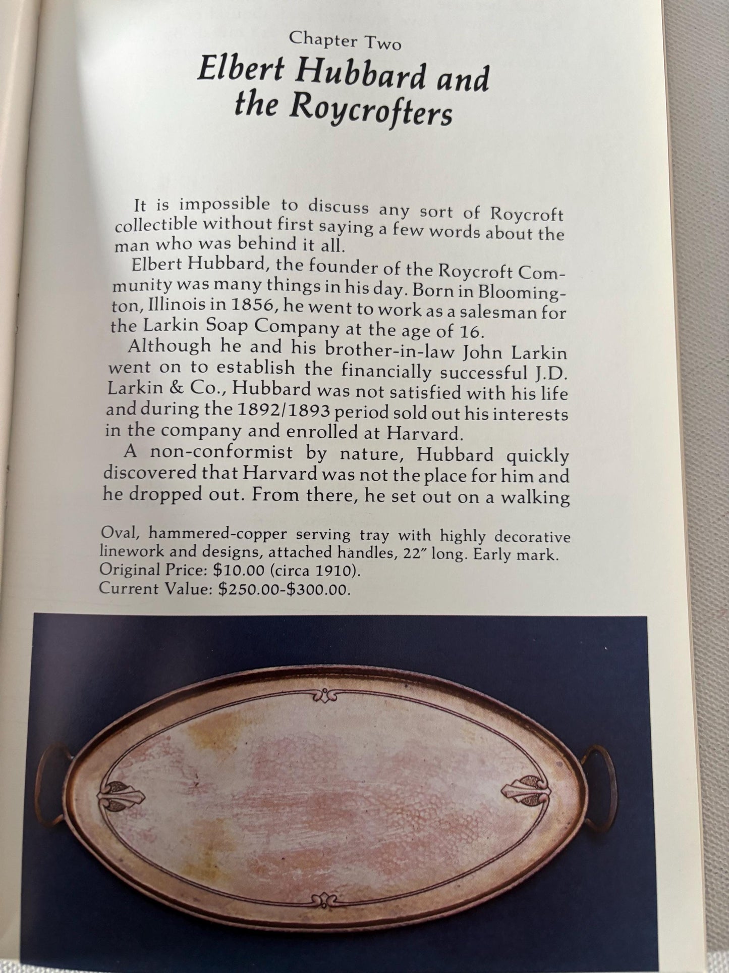 Roycroft Art Metal Book, by Kevin McConnell, Lover Antiques and Vintage