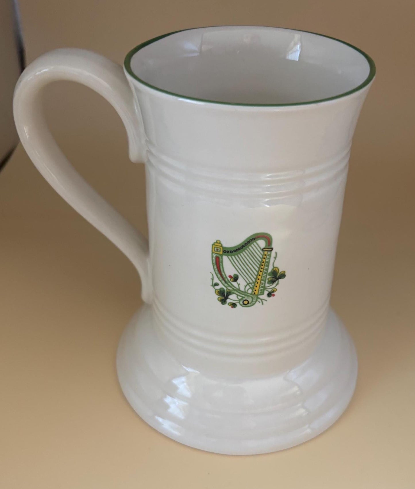 Vintage Cuthbertson Irish Mug: Ceramic Stein, Made in England