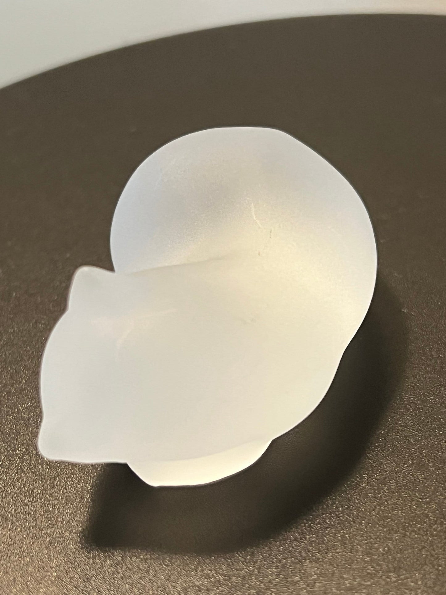 Vintage Franklin Mint Frosted Glass Sleeping Cat Figurine