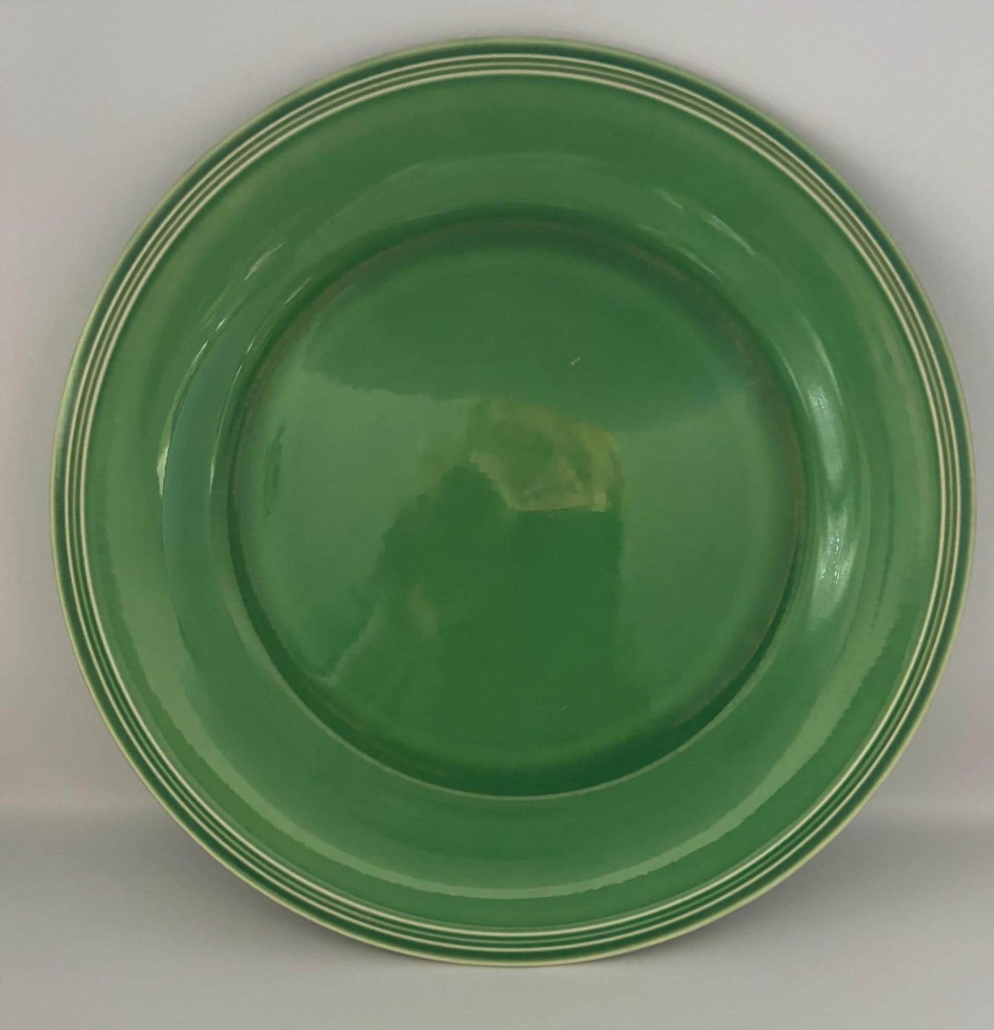 Edwin M. Knowles Dinner Plate, CHOOSE Green, Blue or Orange, Lover Antiques Vintage